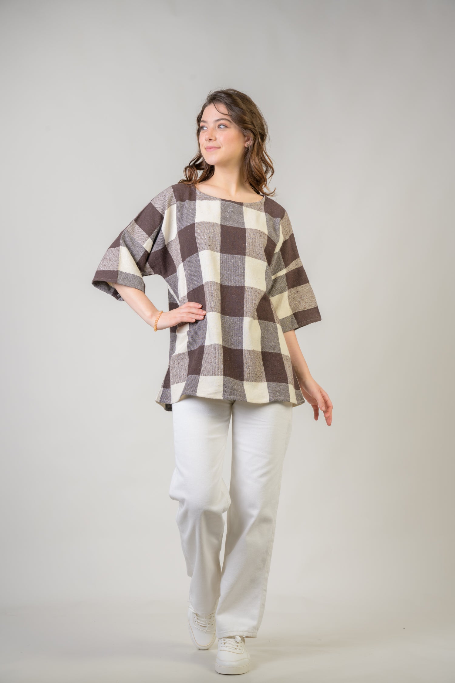 Bold Plaid Top - Multicolor