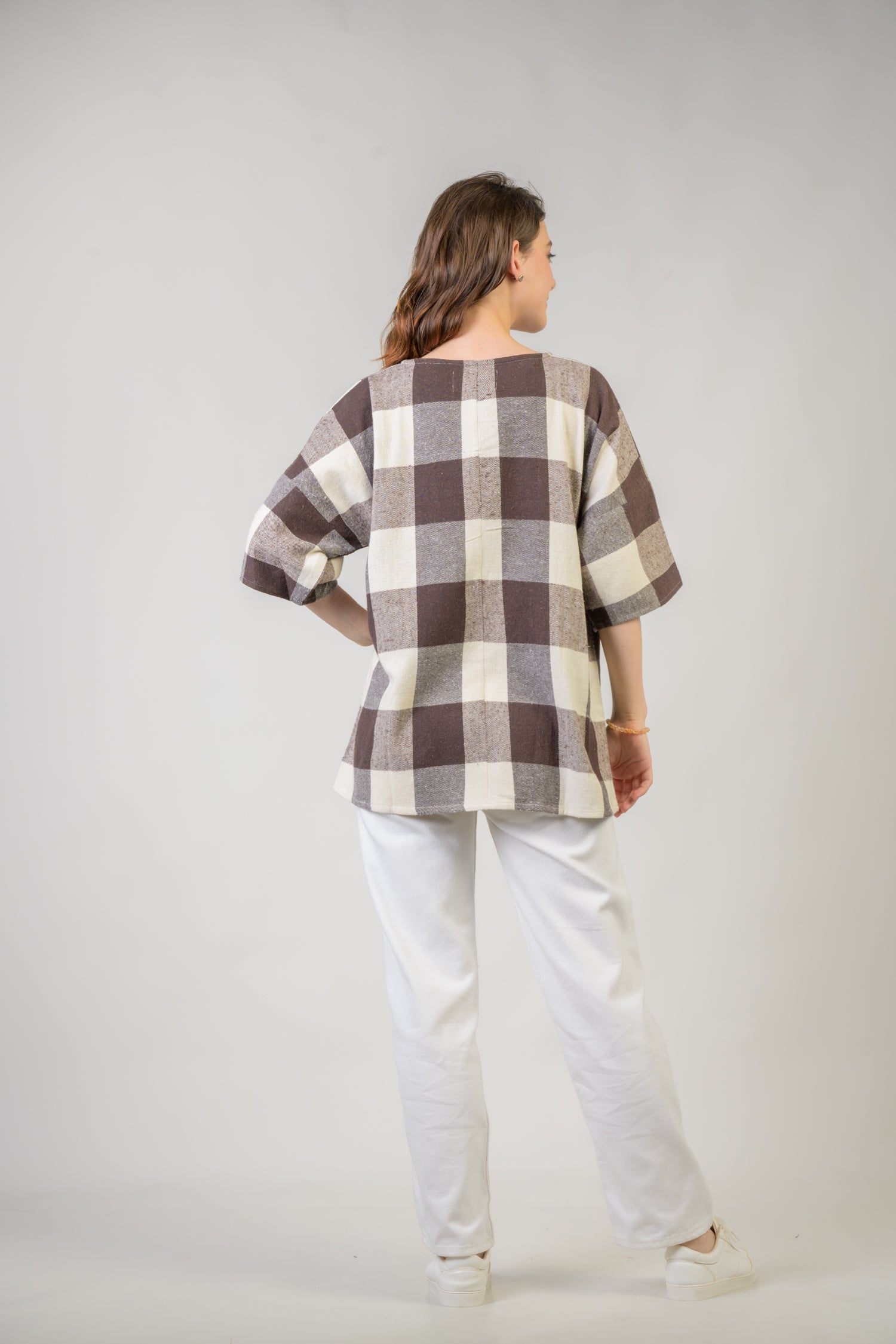 Bold Plaid Top - Multicolor