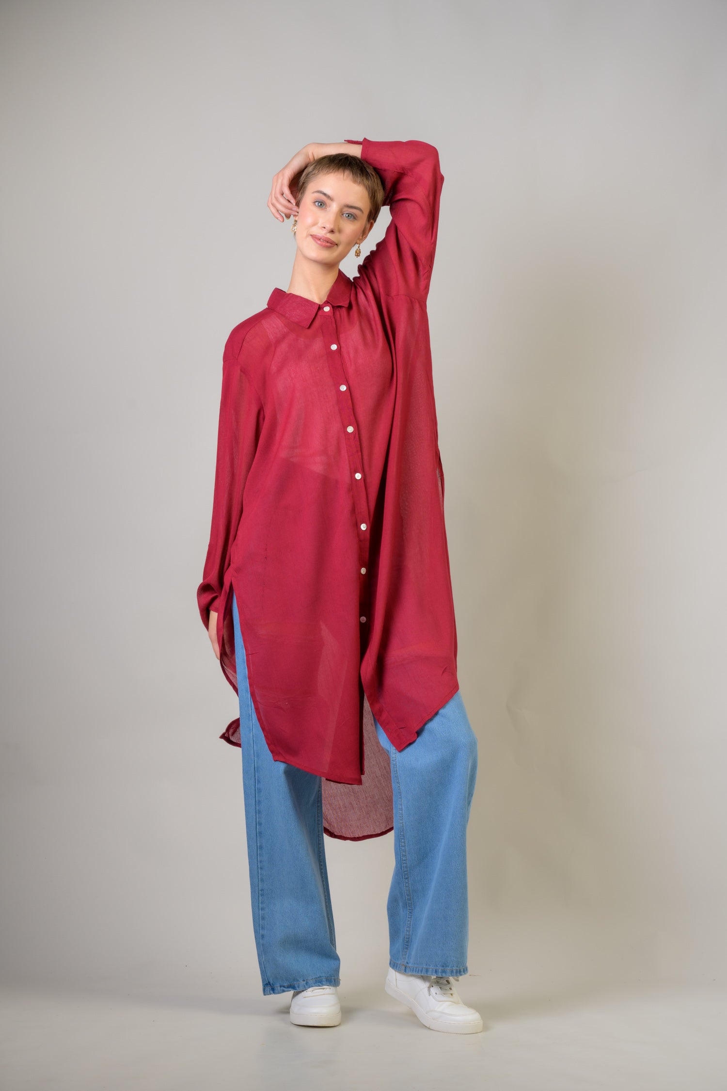 Rhea Long Collar Shirt
