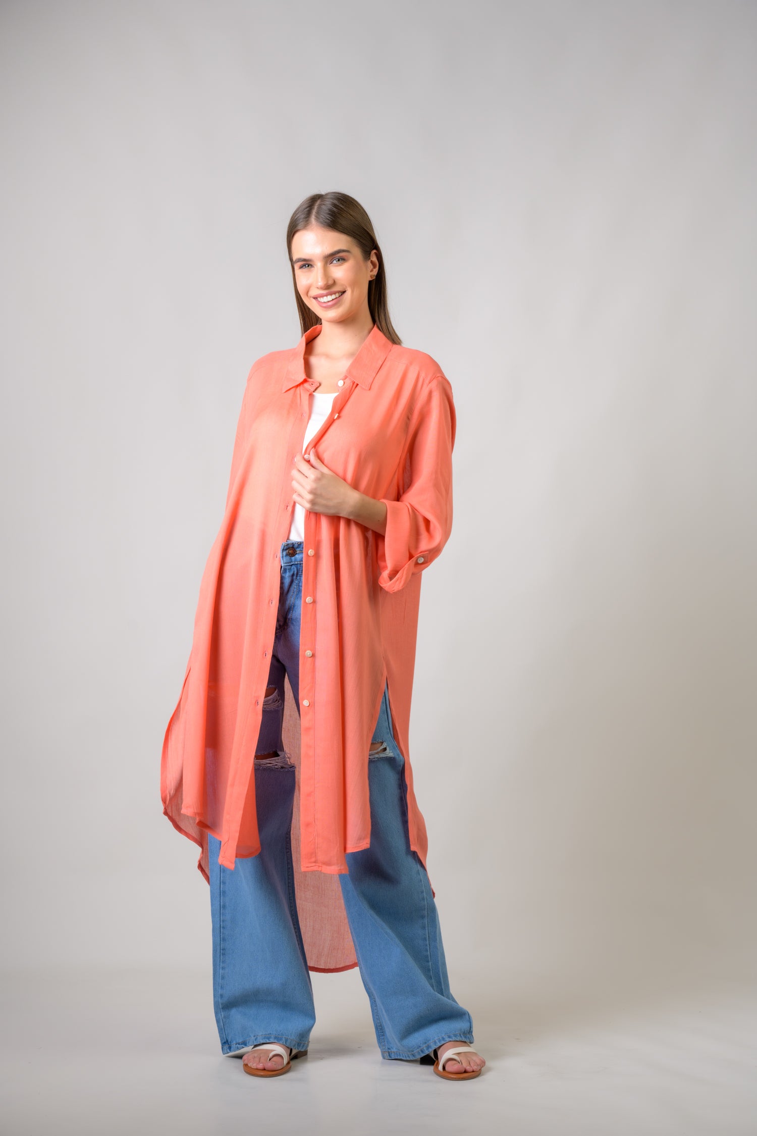 Rhea Long Collar Shirt