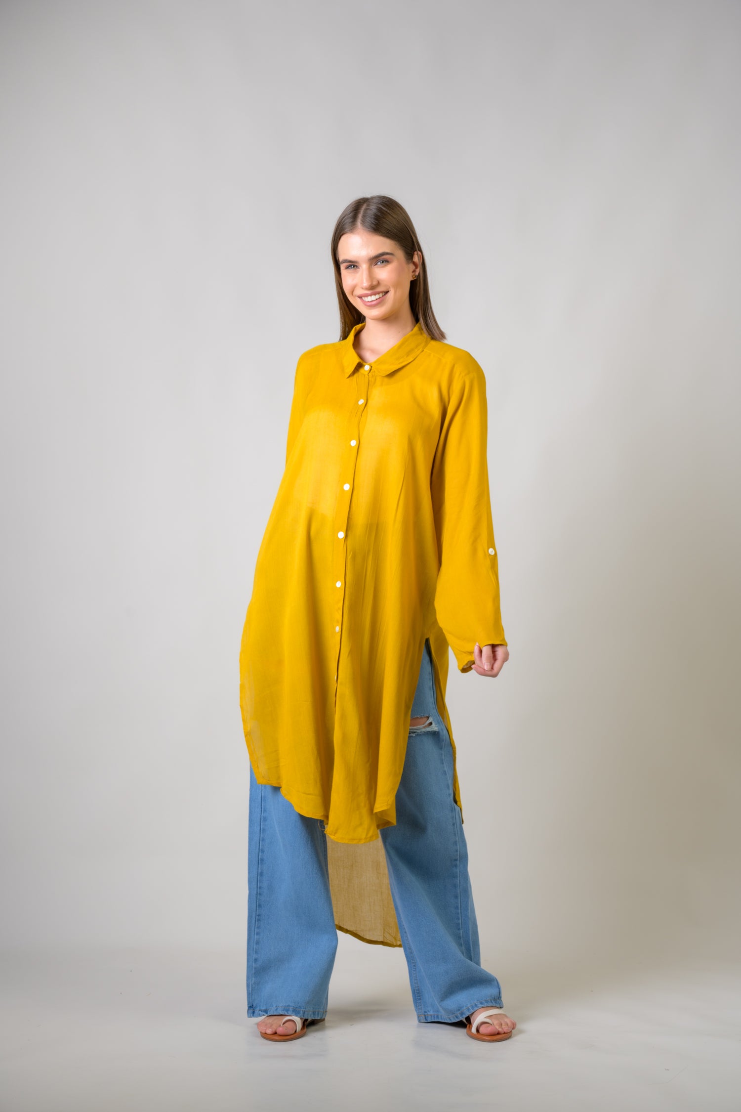 Rhea Long Collar Shirt