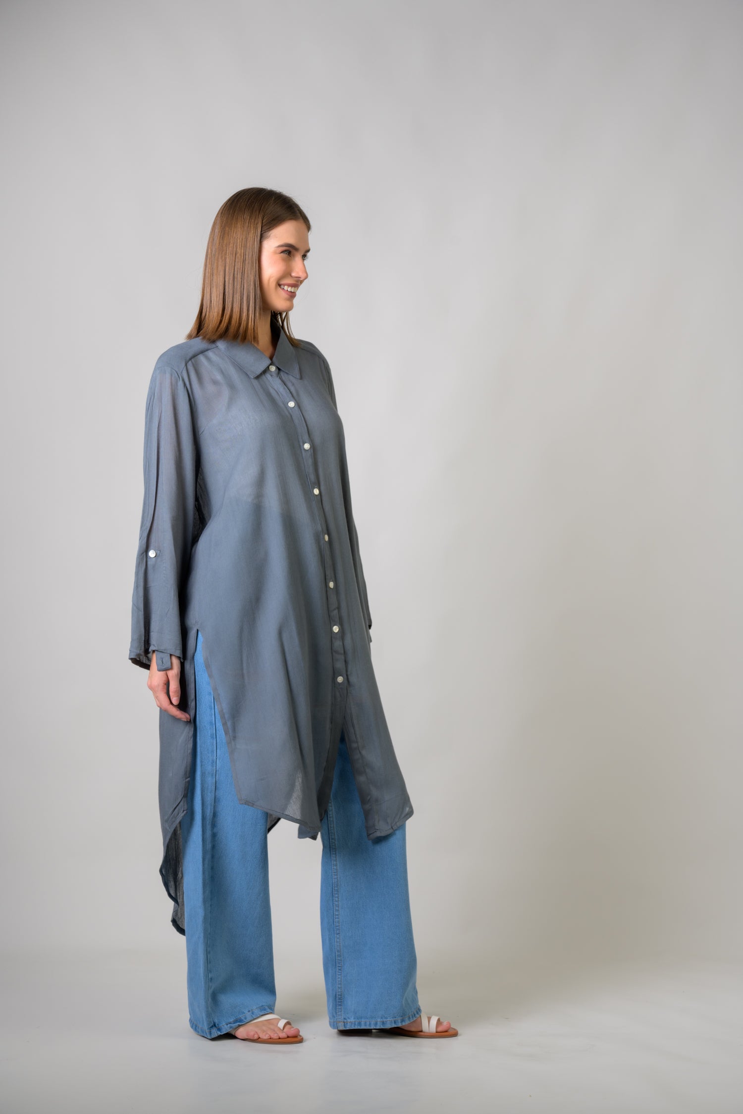 Rhea Long Collar Shirt
