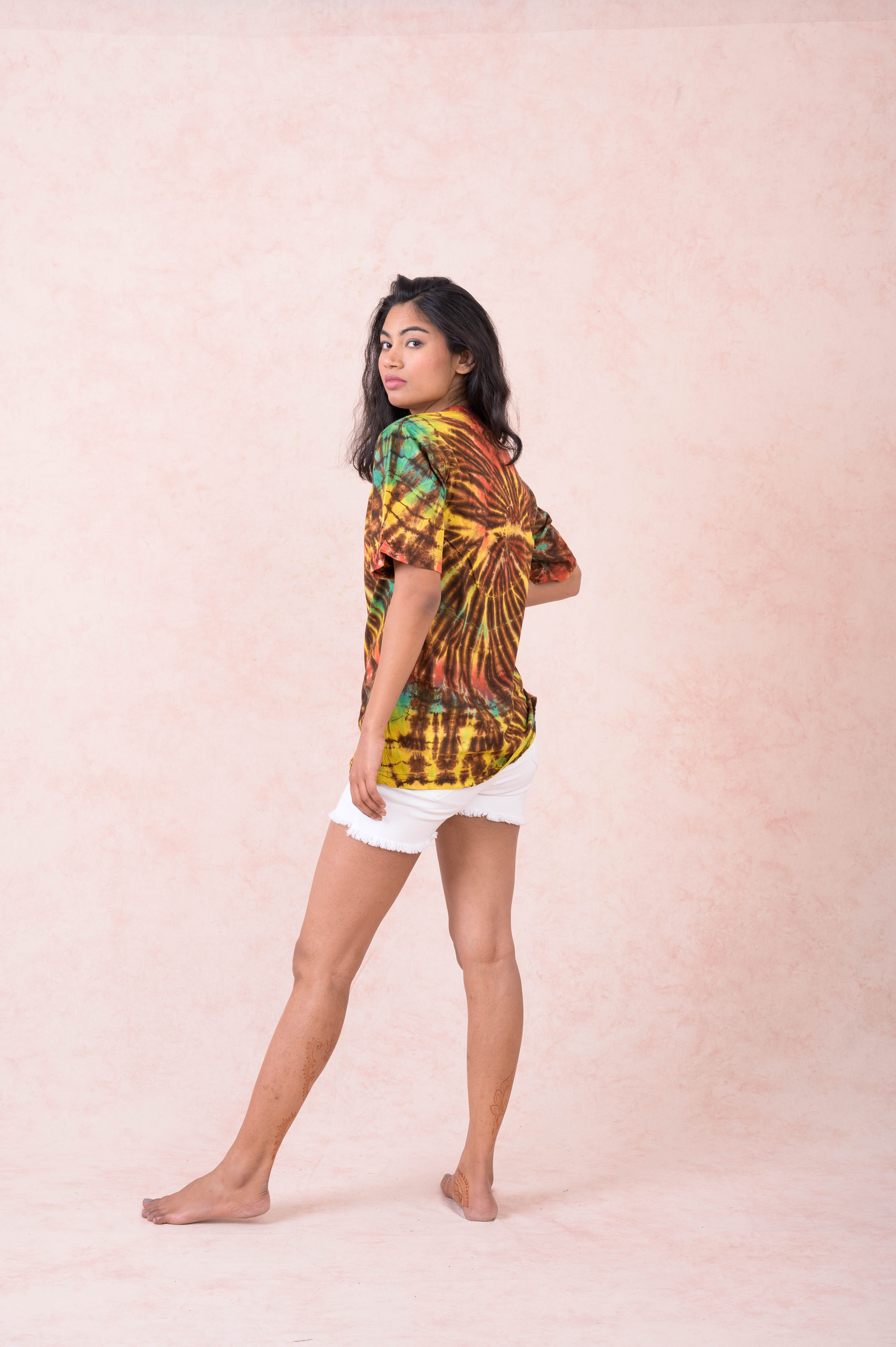 Tie-Dye T-Shirt Mingled Glass