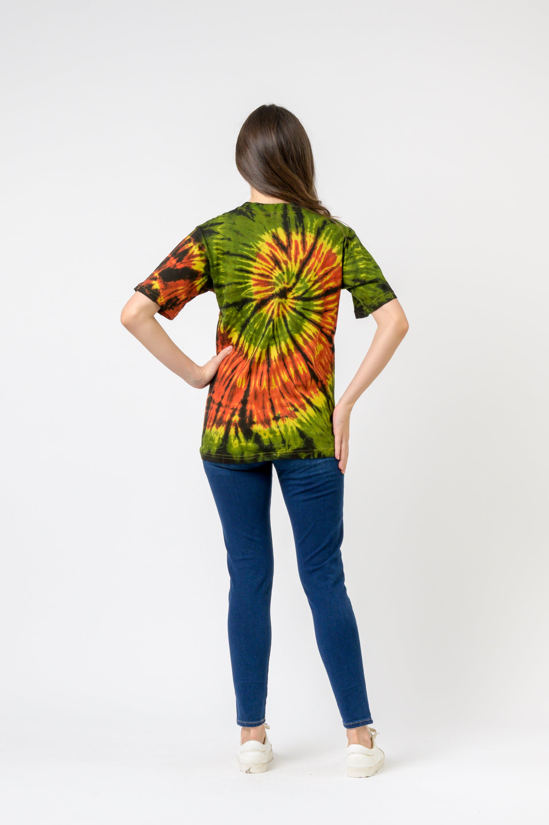 Tie-Dye Natural Spiral T-Shirt
