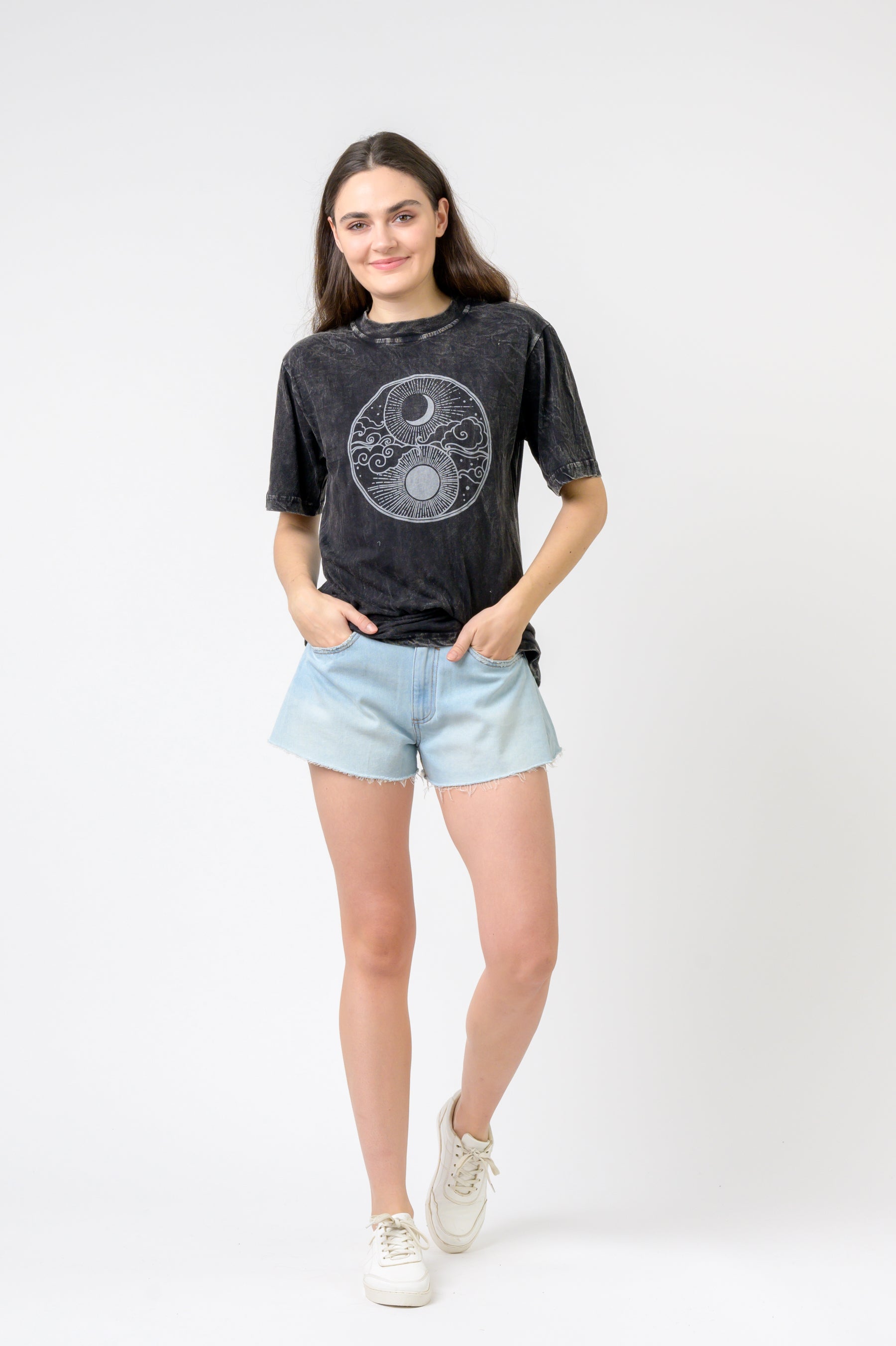 Sun and Moon Yin Yang T-Shirt