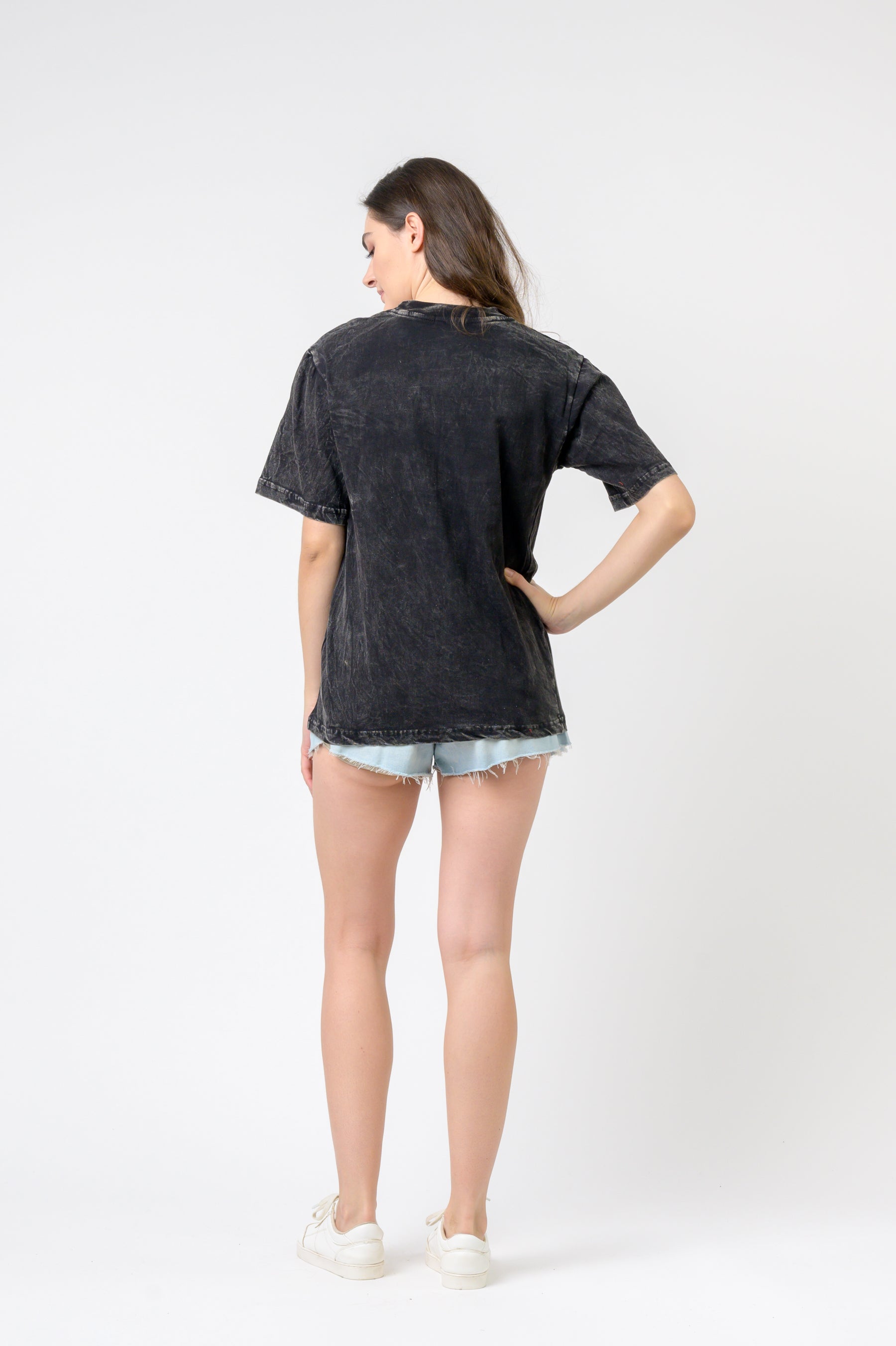 Sun and Moon Yin Yang T-Shirt - Black