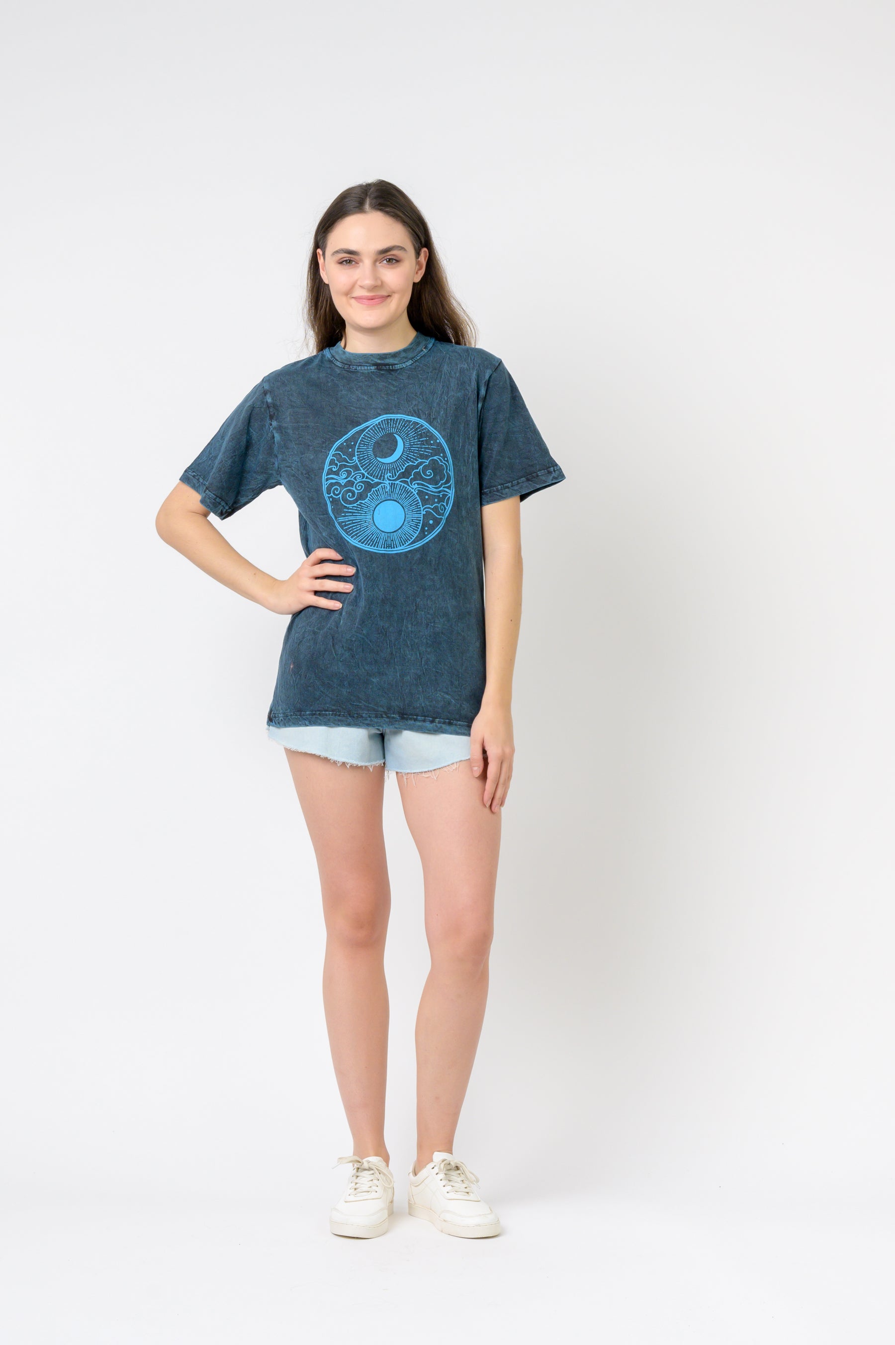 Sun and Moon Yin Yang T-Shirt