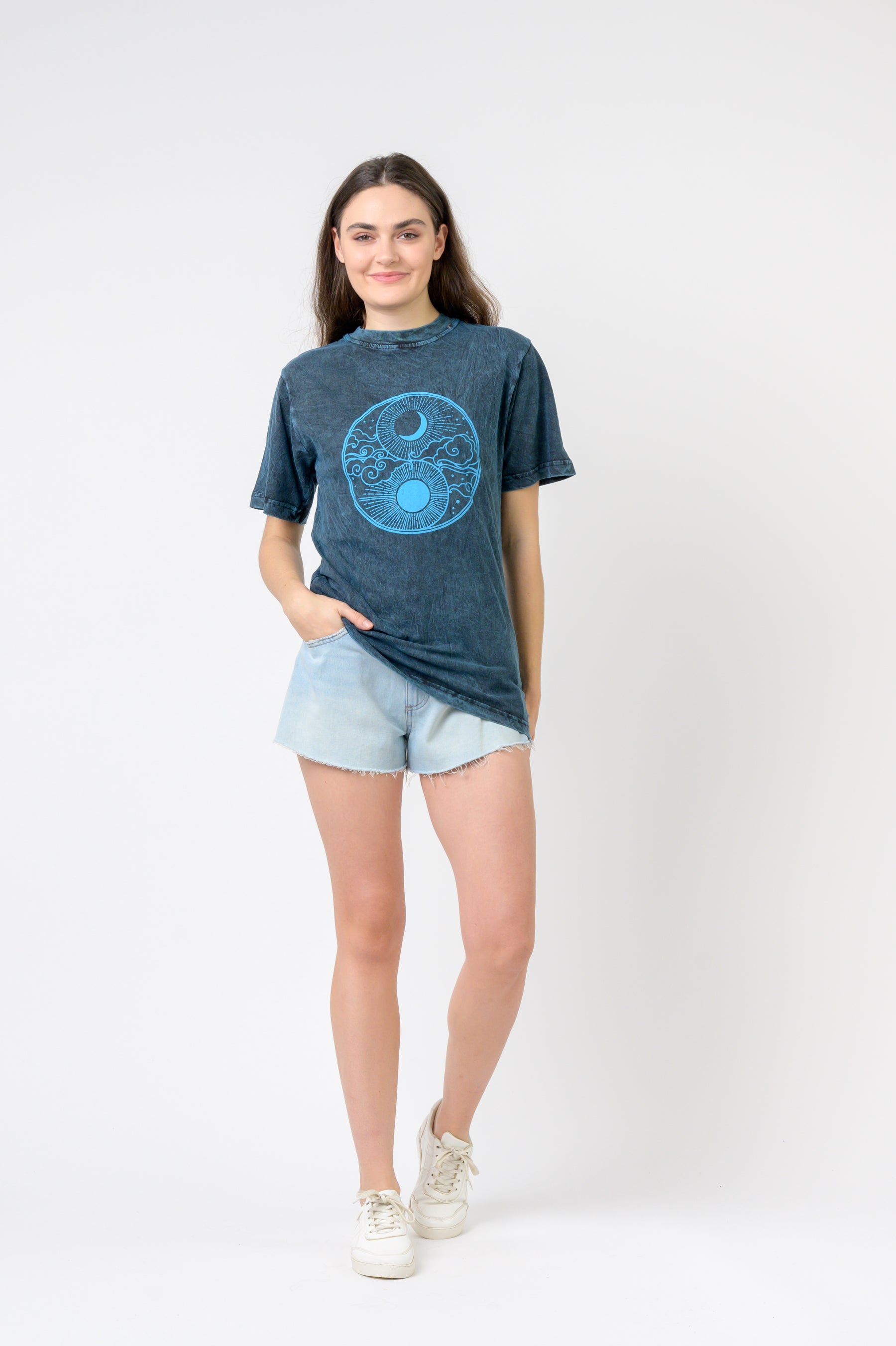 Sun and Moon Yin Yang T-Shirt