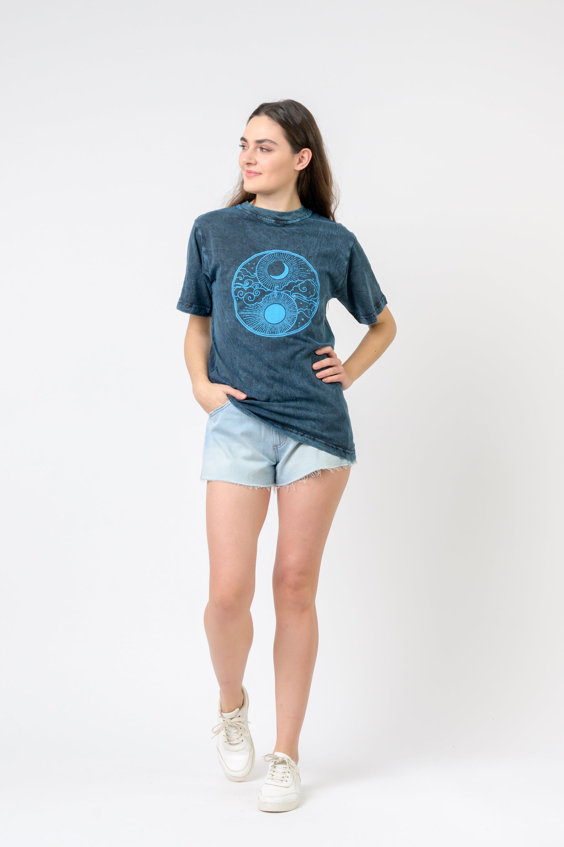 Sun and Moon Yin Yang T-Shirt