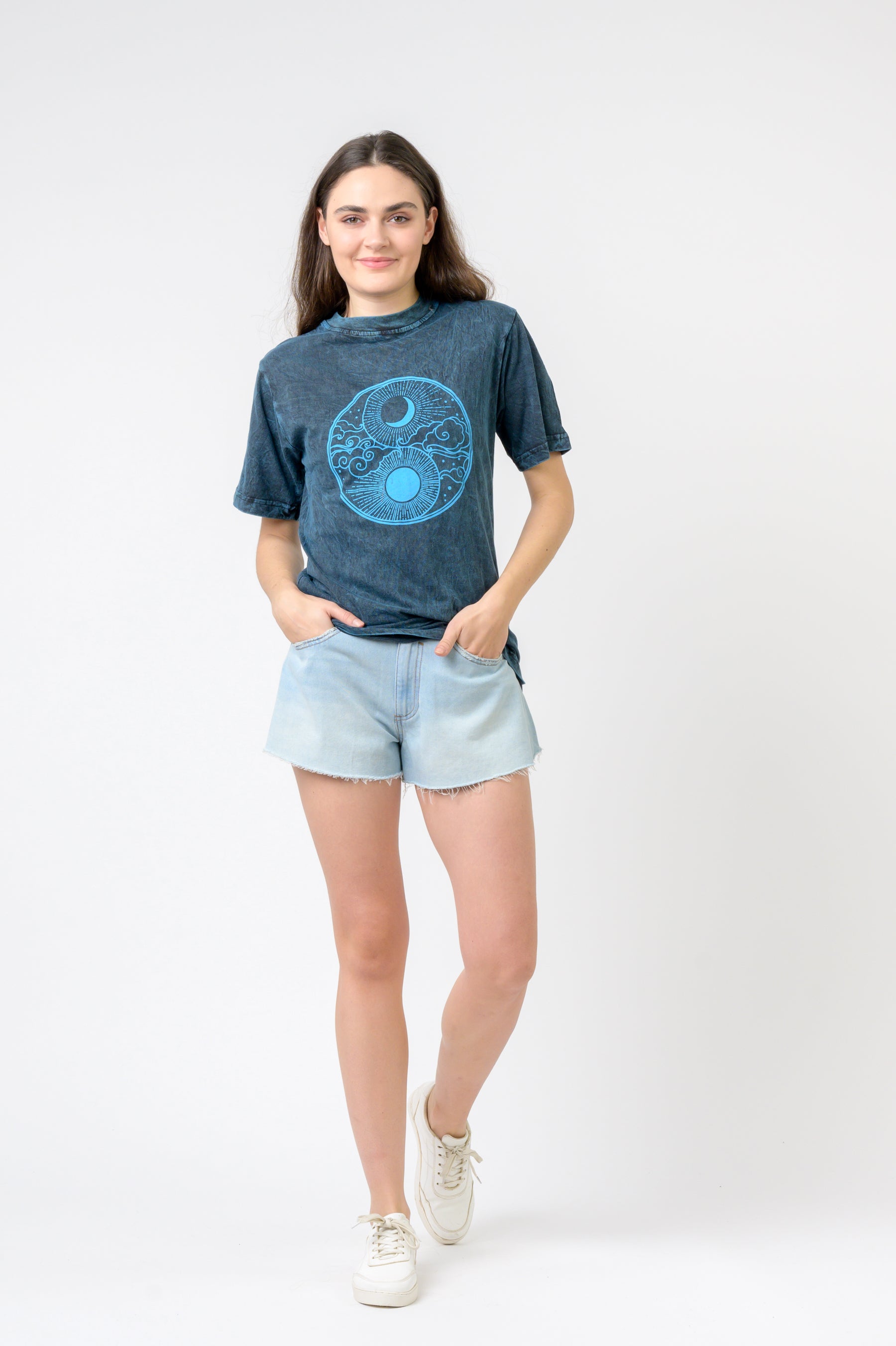 Sun and Moon Yin Yang T-Shirt