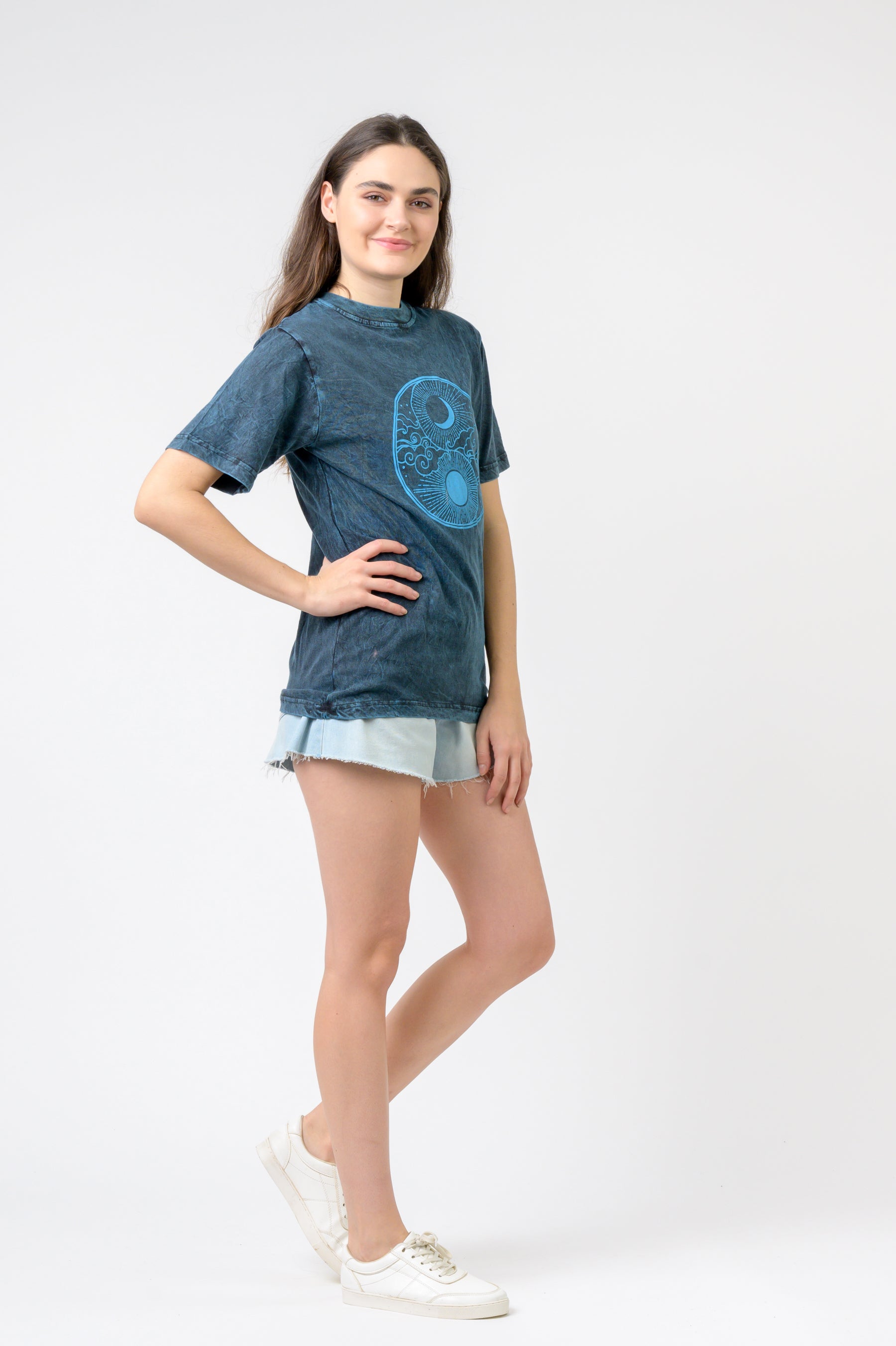 Sun and Moon Yin Yang T-Shirt