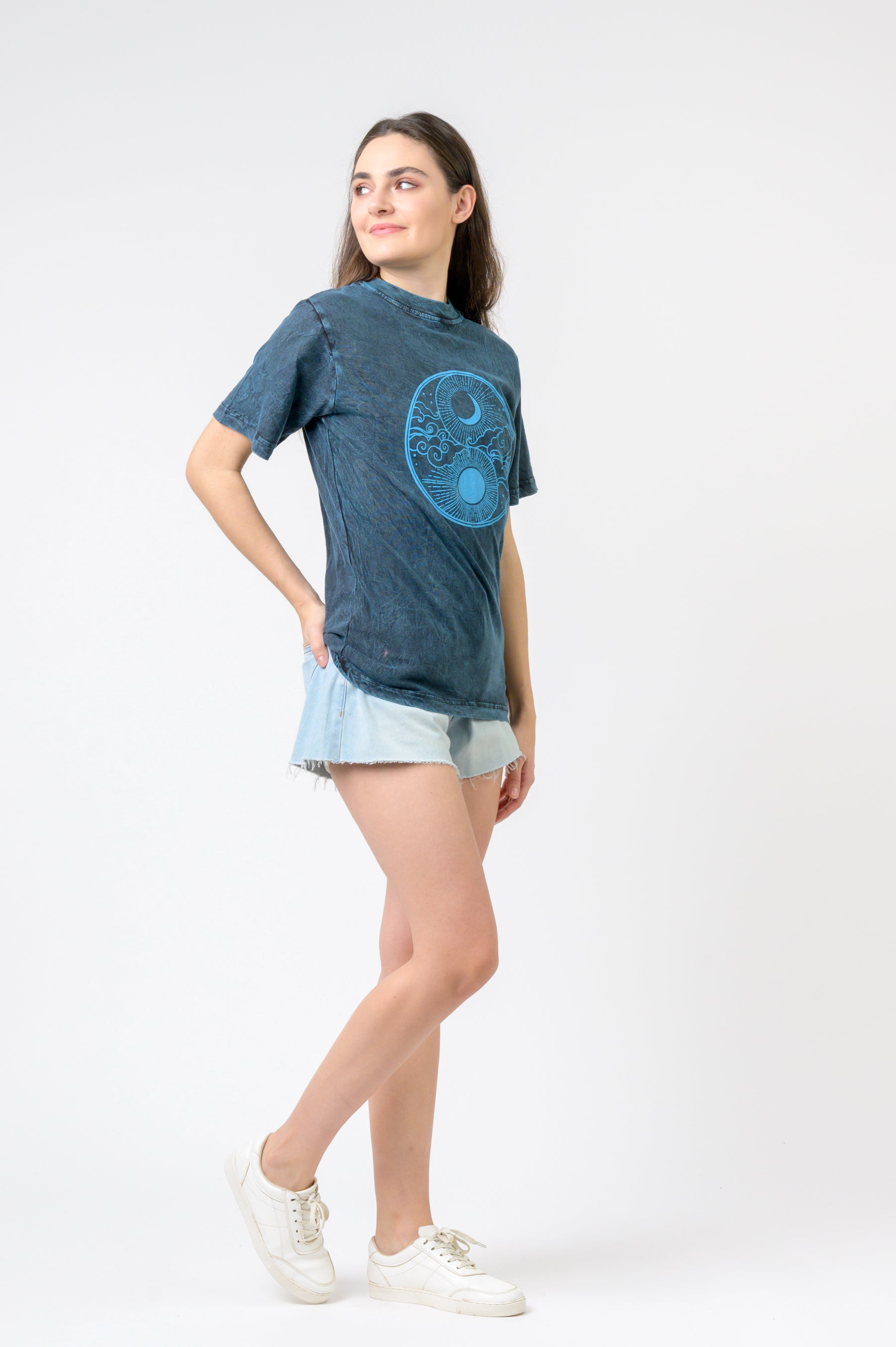 Sun and Moon Yin Yang T-Shirt
