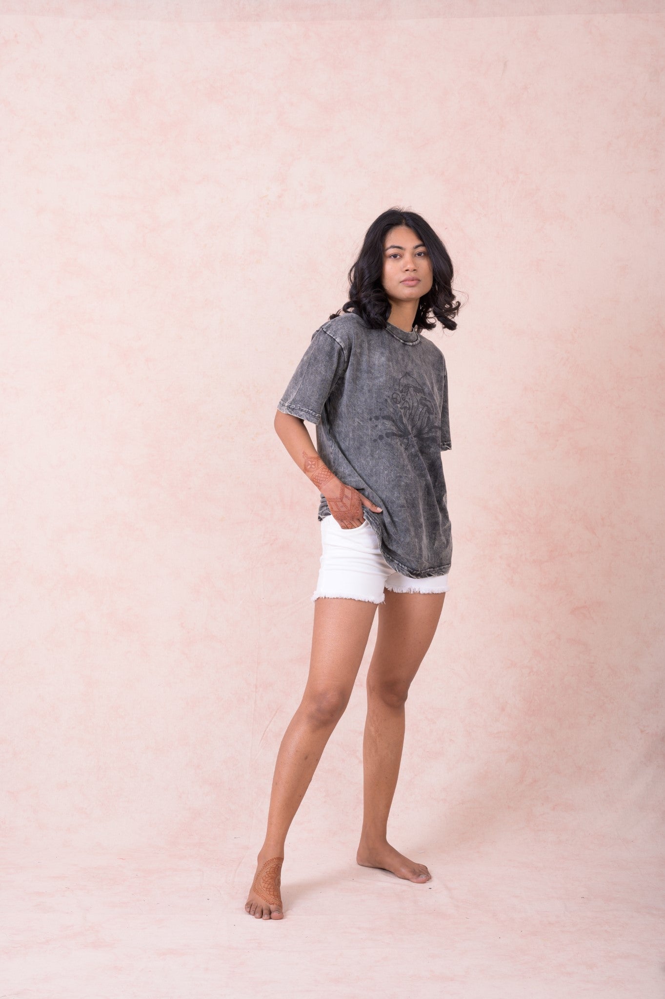 Mushroom Cluster T-Shirt - Grey