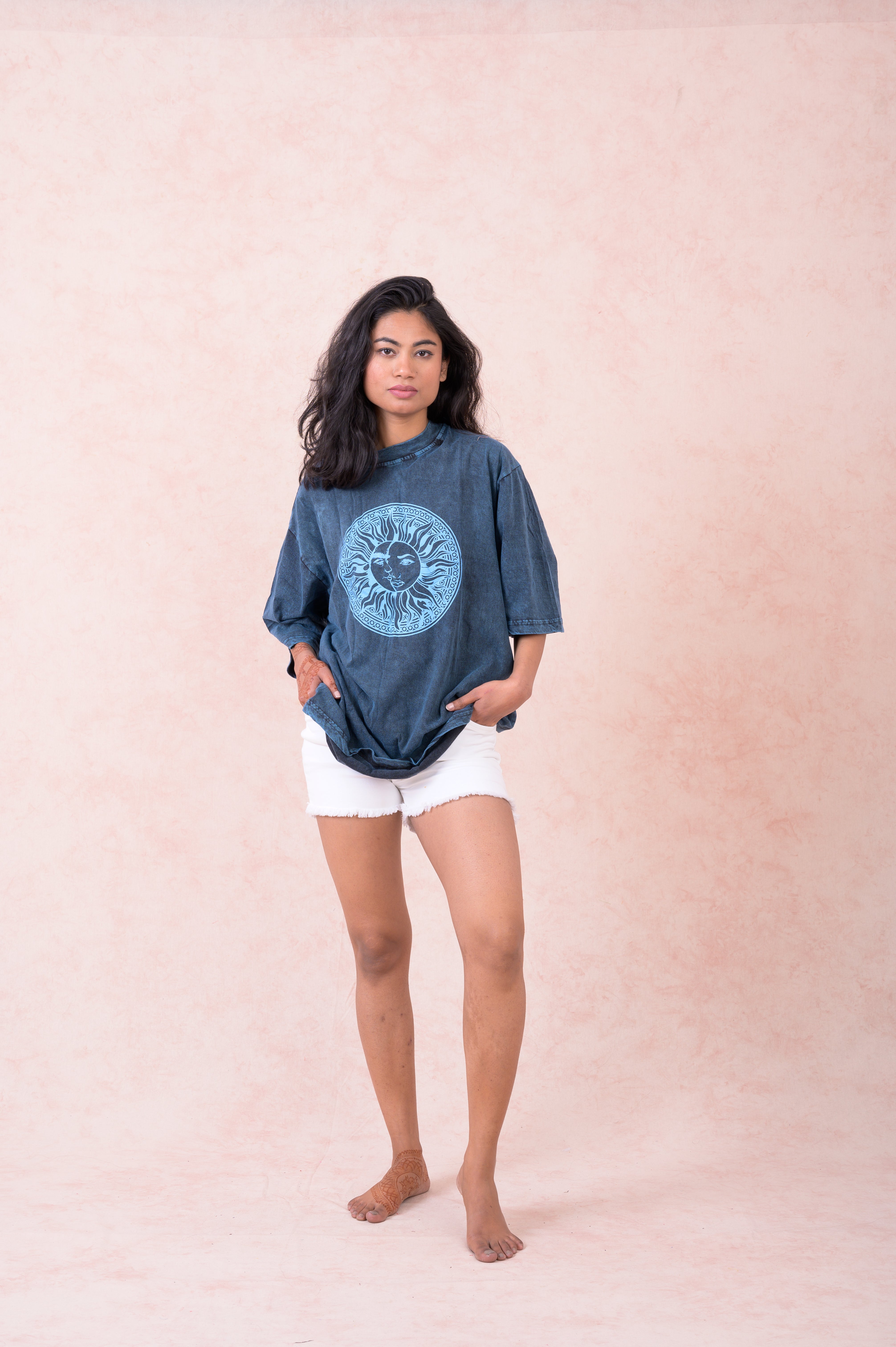 Rhea Sun/Moon Round T-Shirt