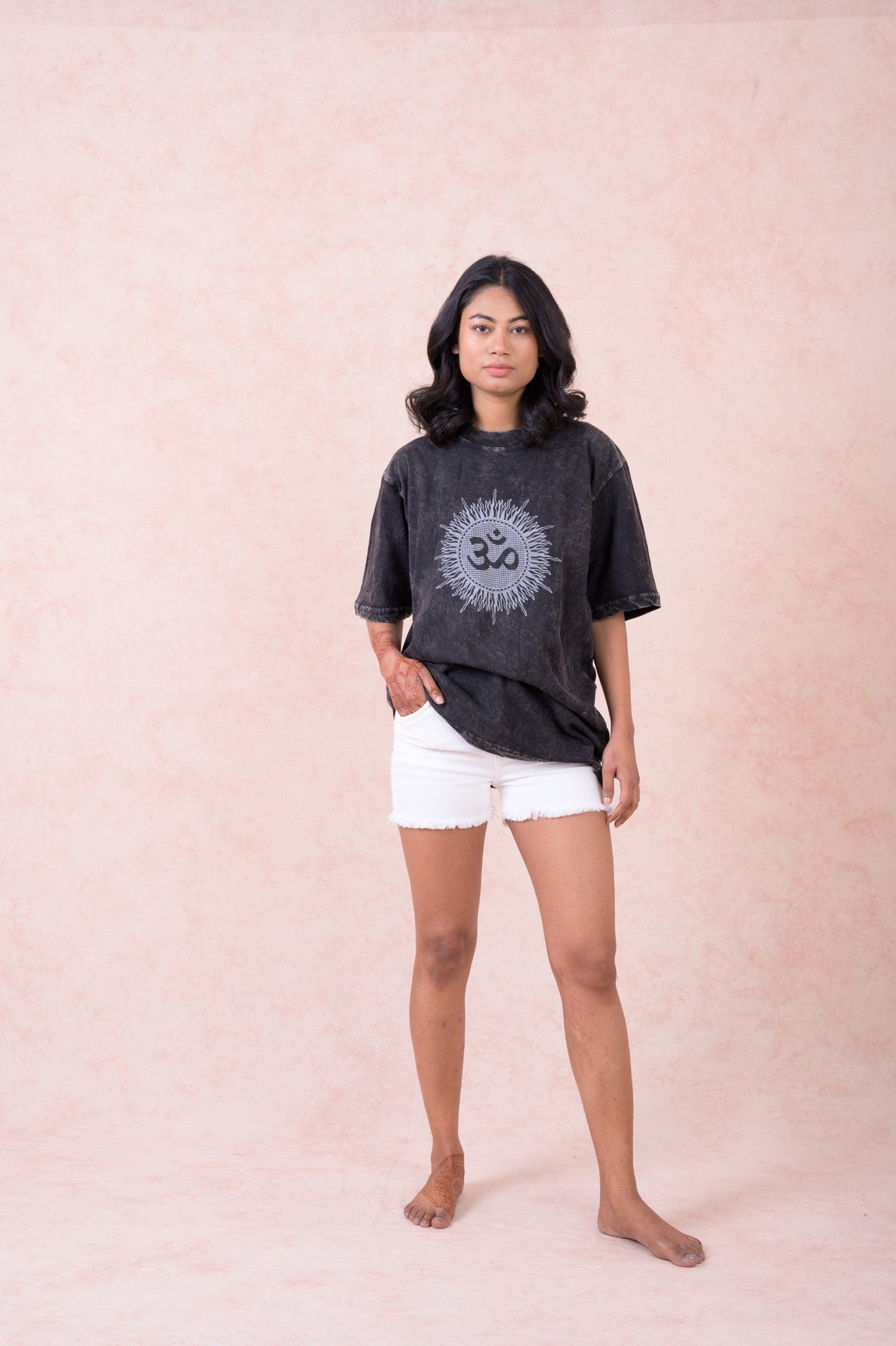Om Mandala T-Shirt - Black