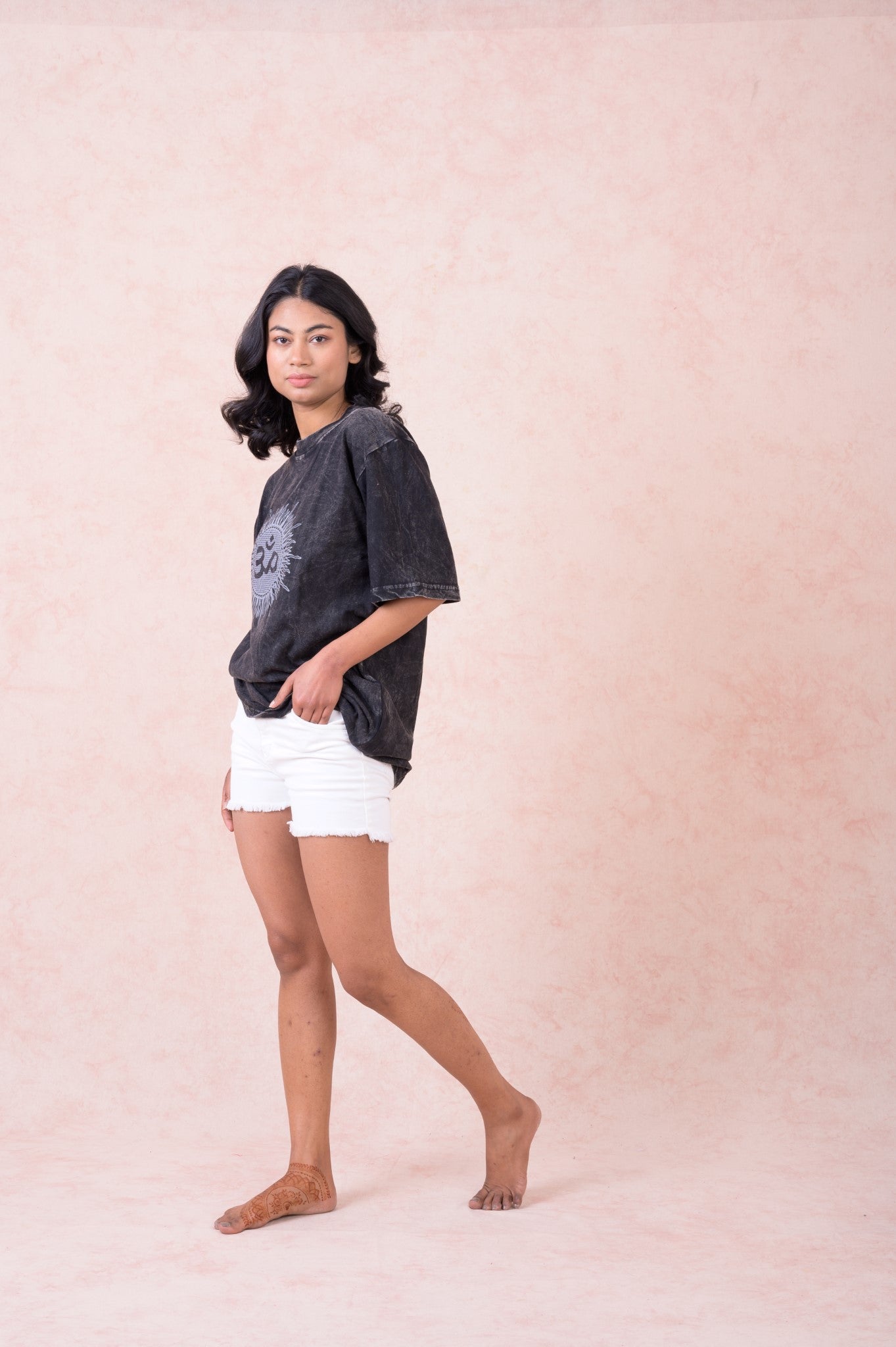 Om Mandala T-Shirt - Black