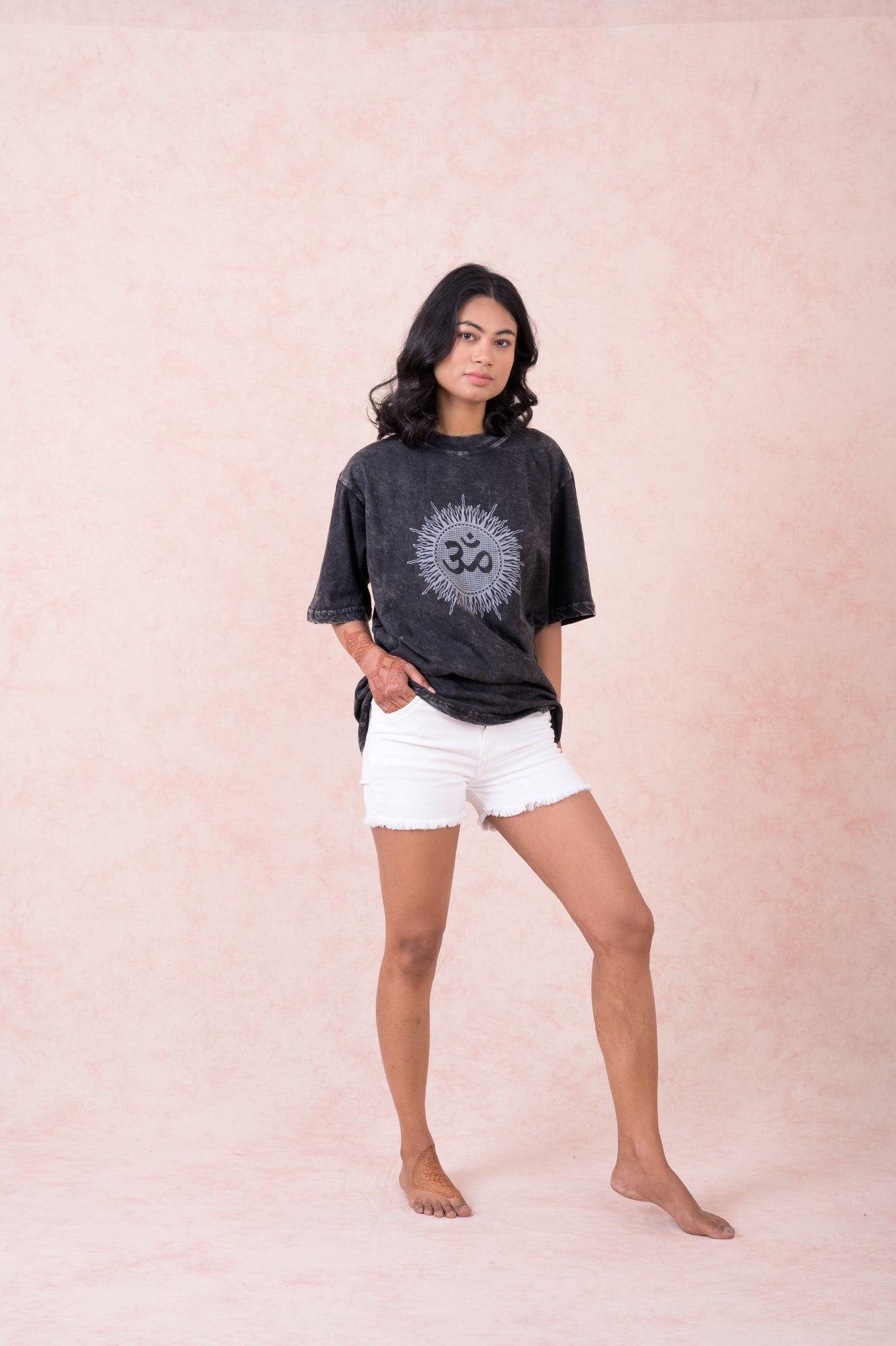 Om Mandala T-Shirt - Black