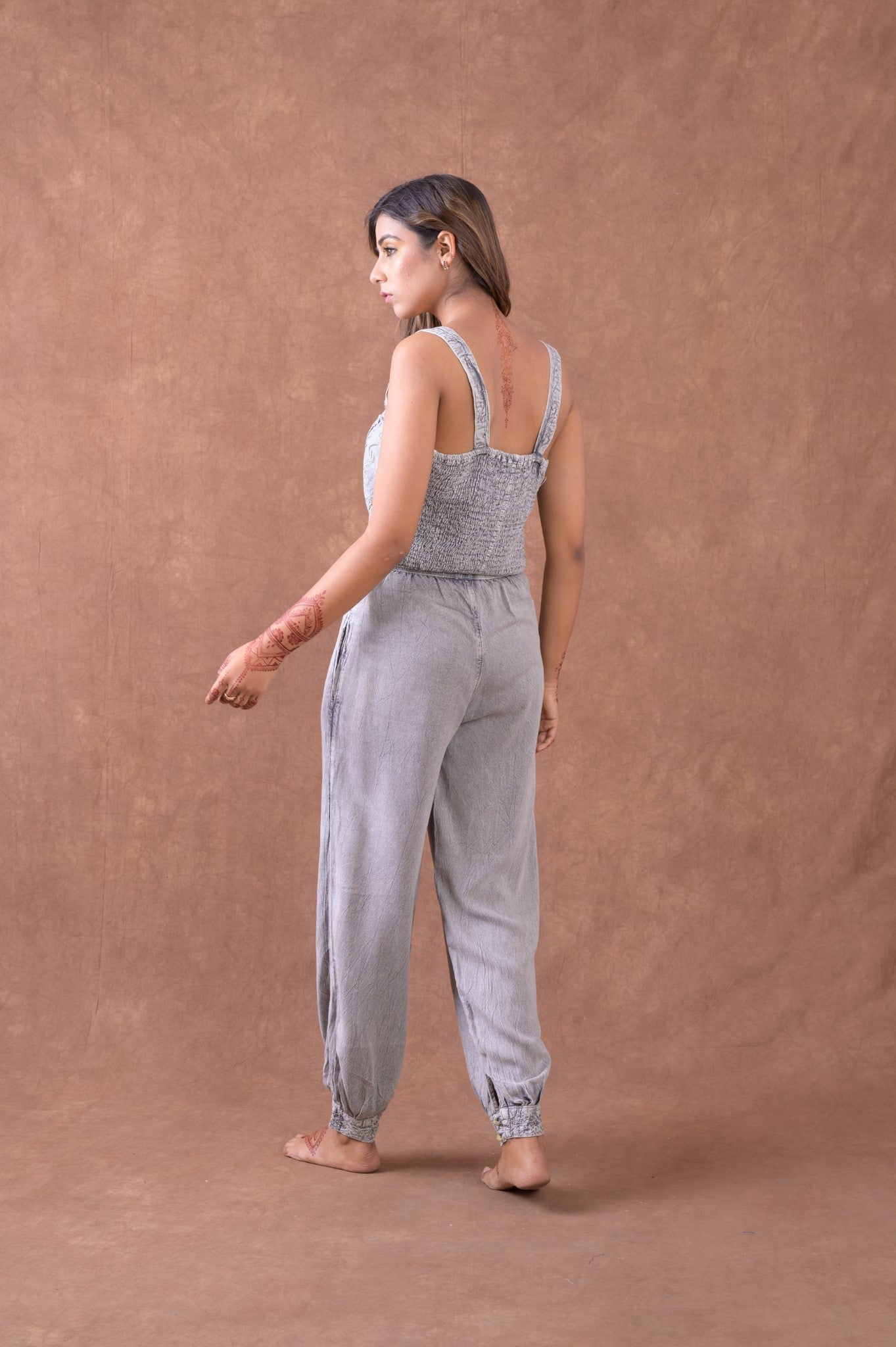Rhea Embroidered Corset Tank Top