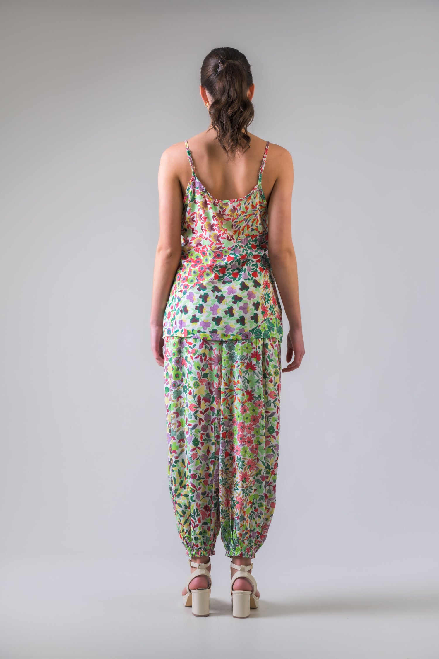 Flower Garden Tank Top - Green
