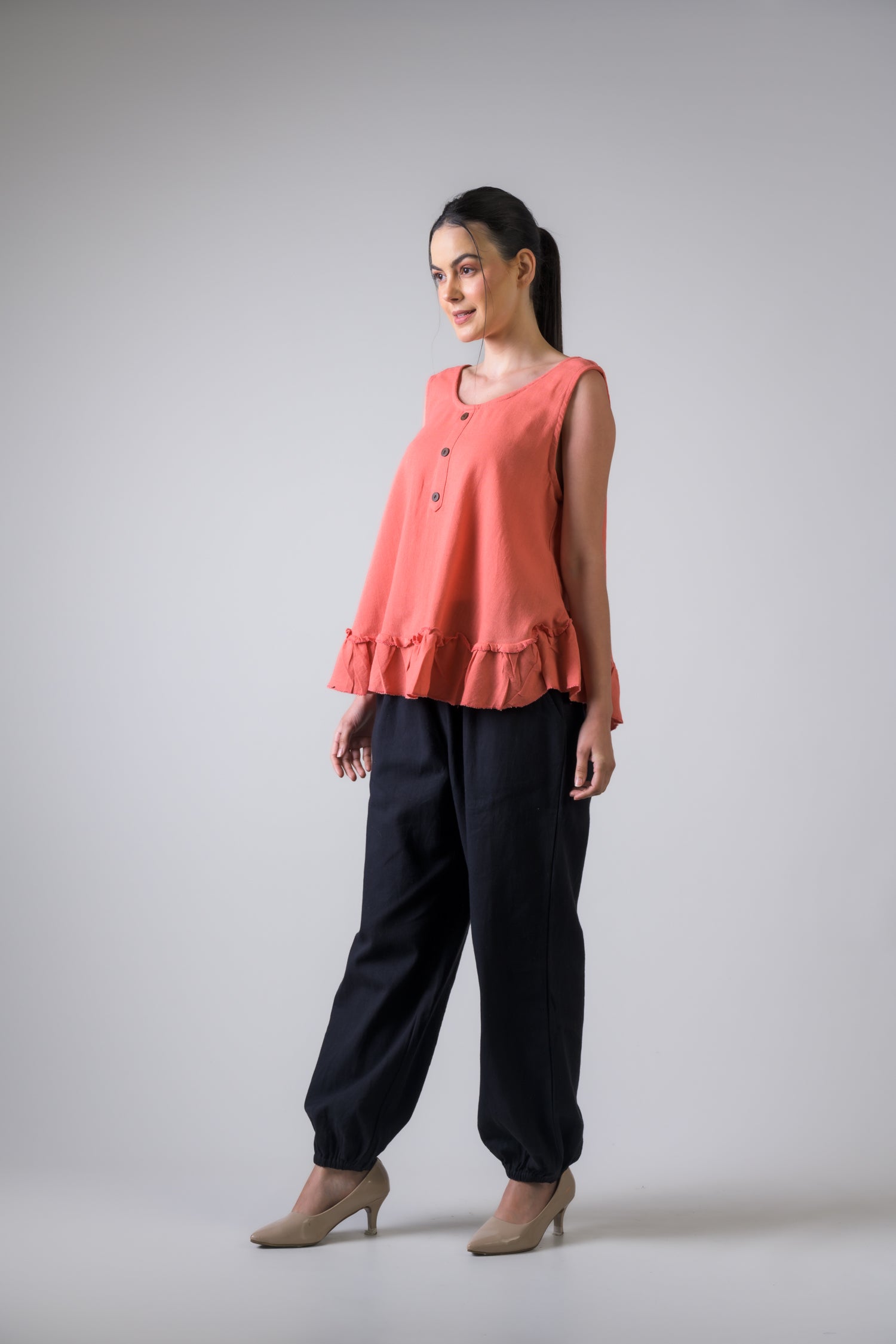 Rhea Buttons Tank Top