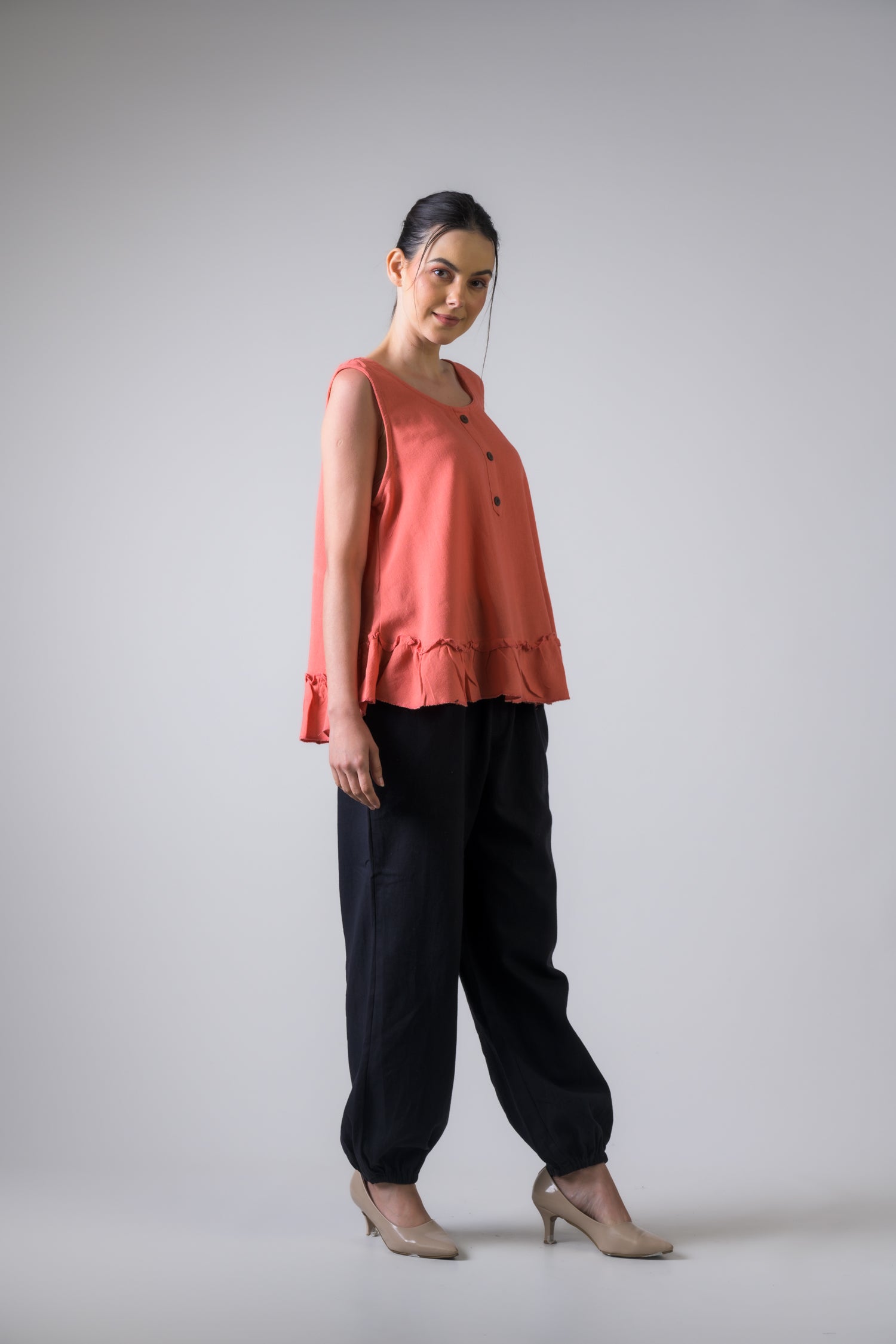 Rhea Buttons Tank Top