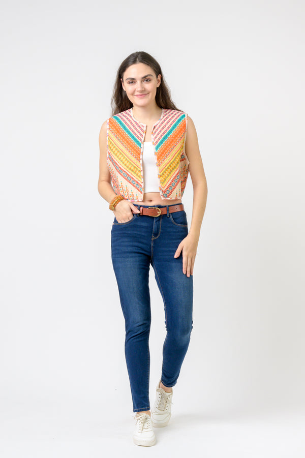 Festive Vest - Multicolor