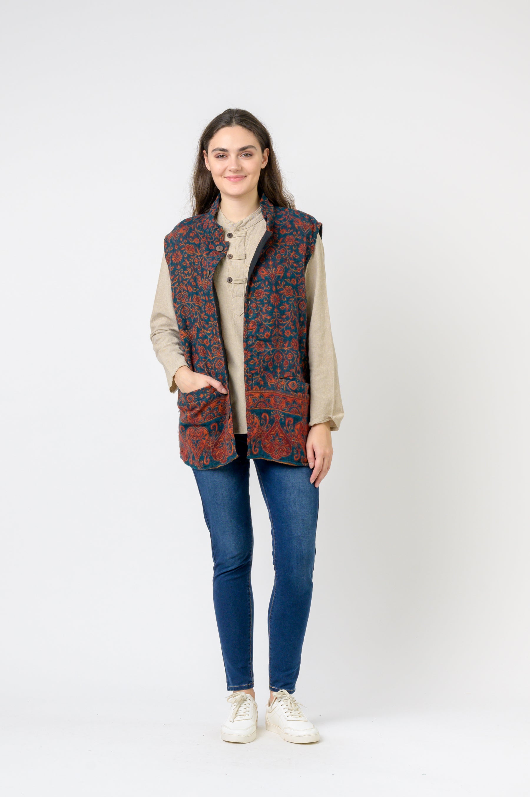 Nehru Collar Vest
