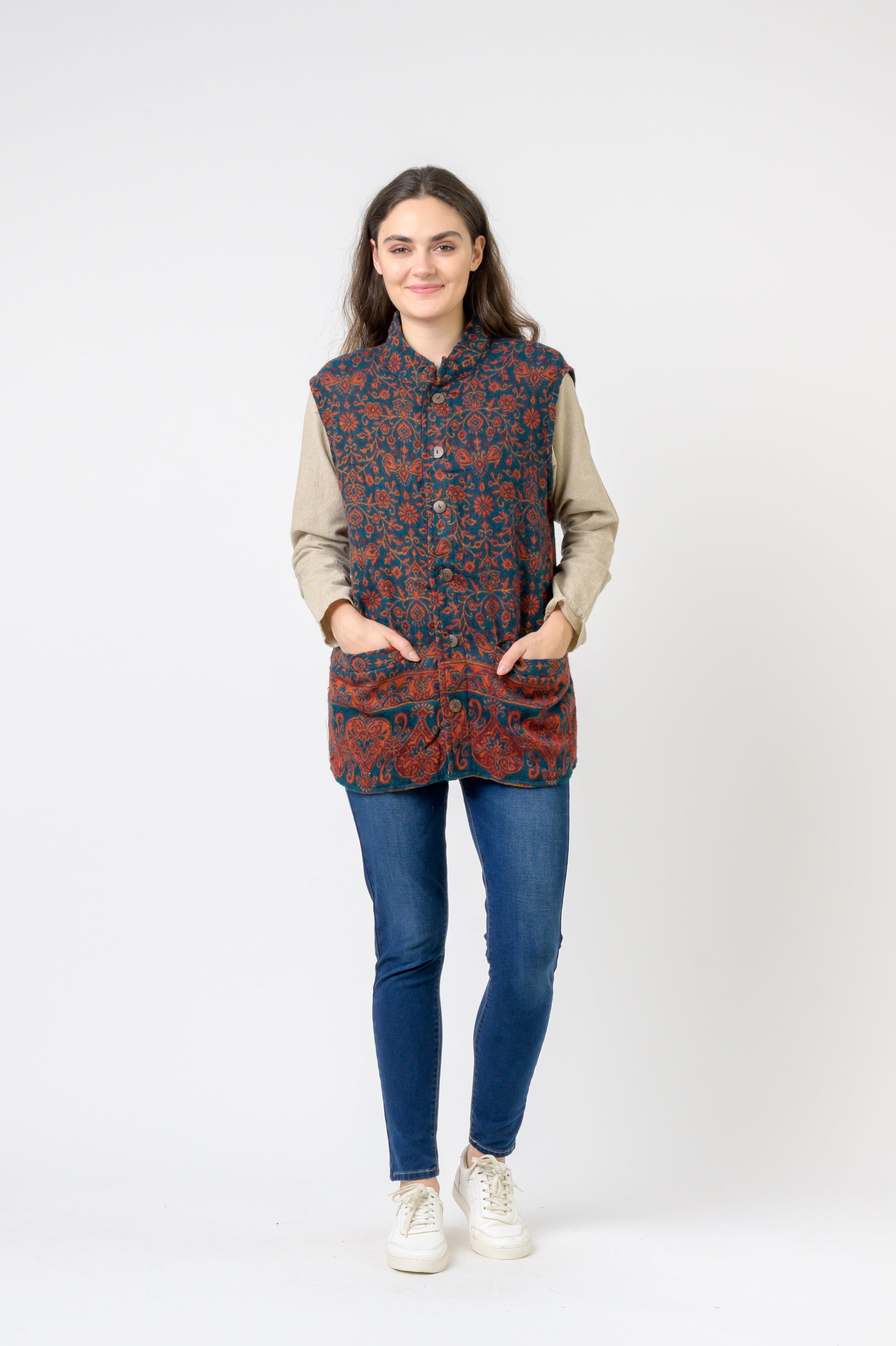 Nehru Collar Vest