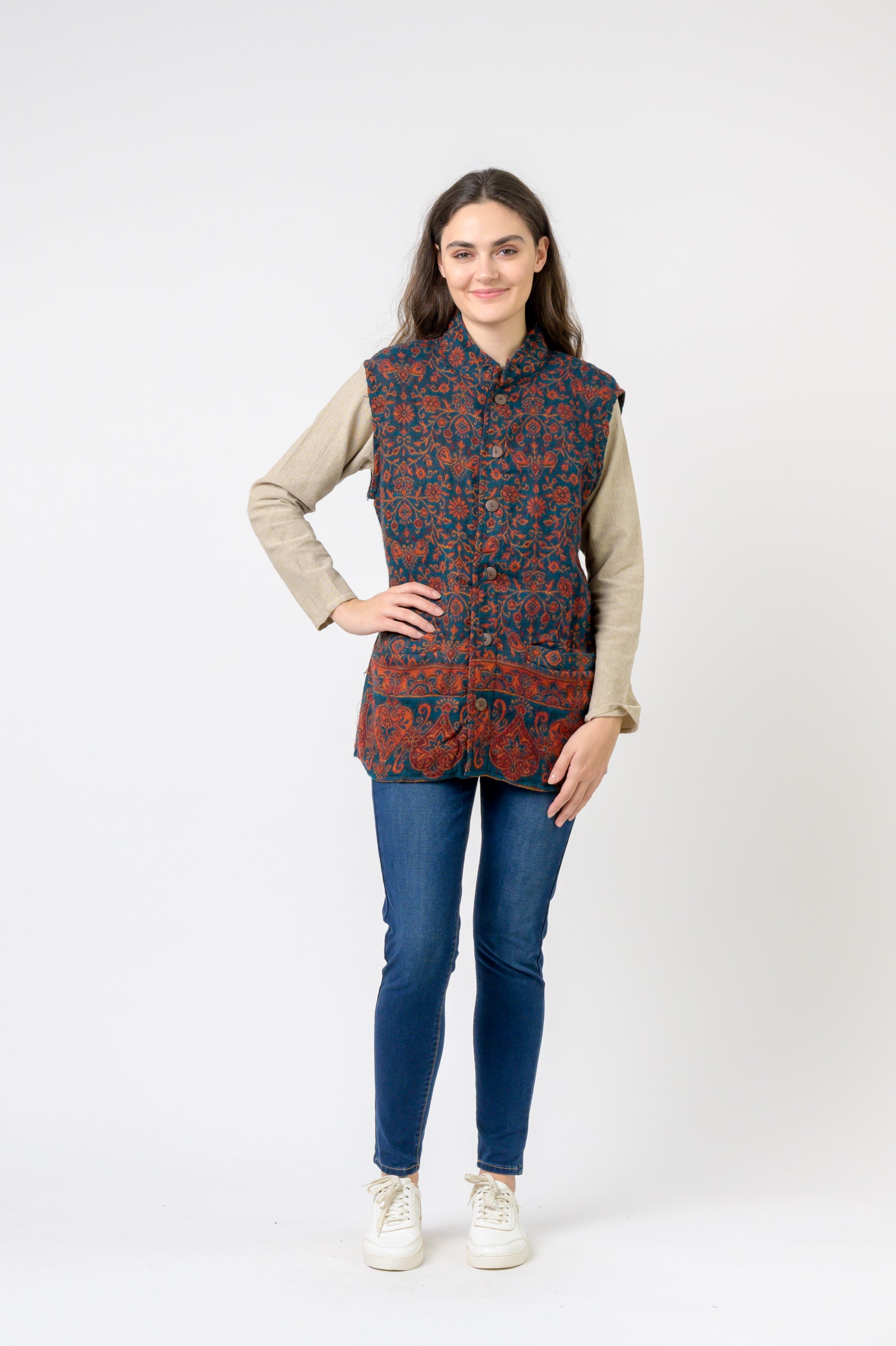 Nehru Collar Vest