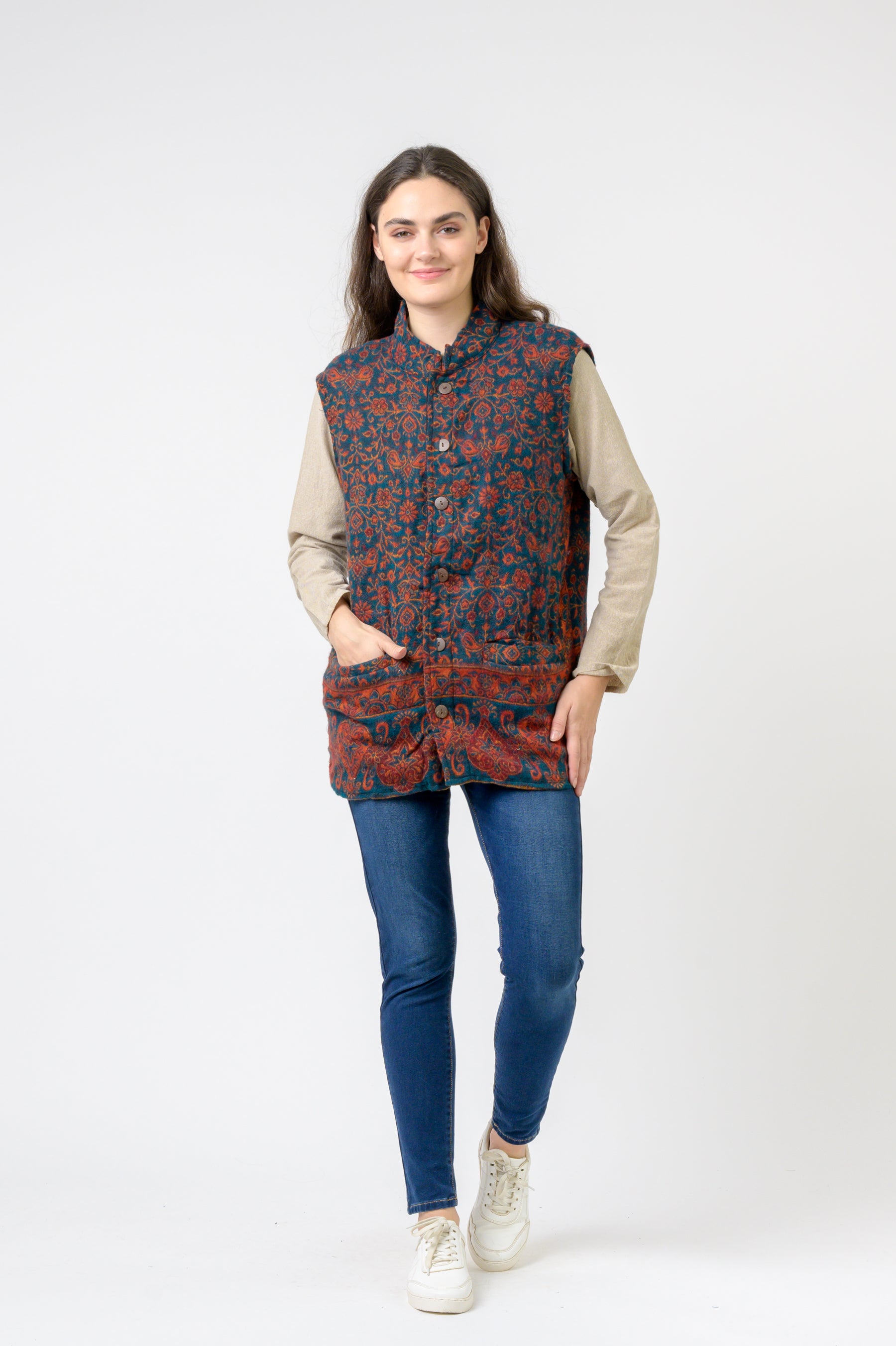 Nehru Collar Vest