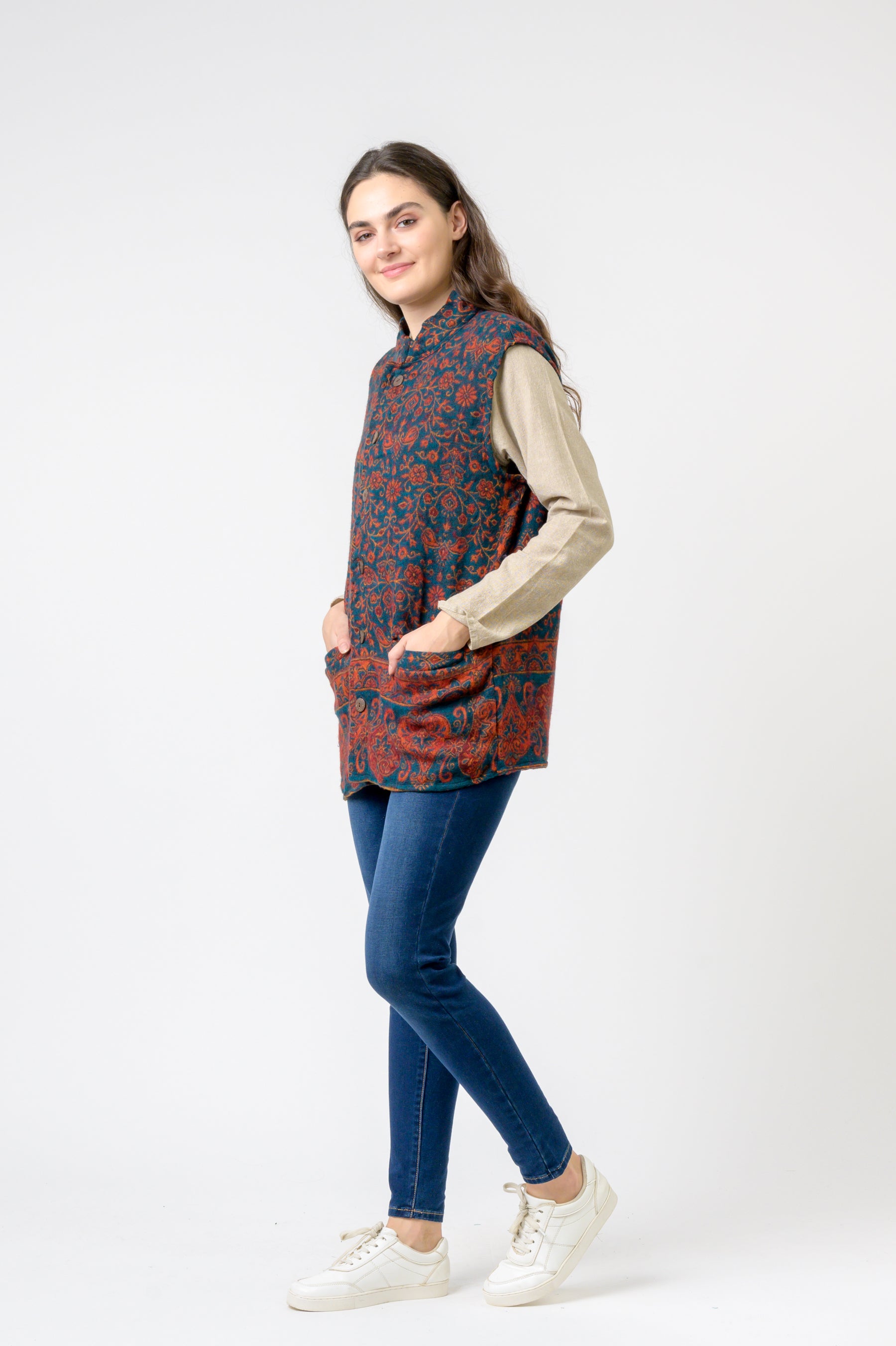 Nehru Collar Vest