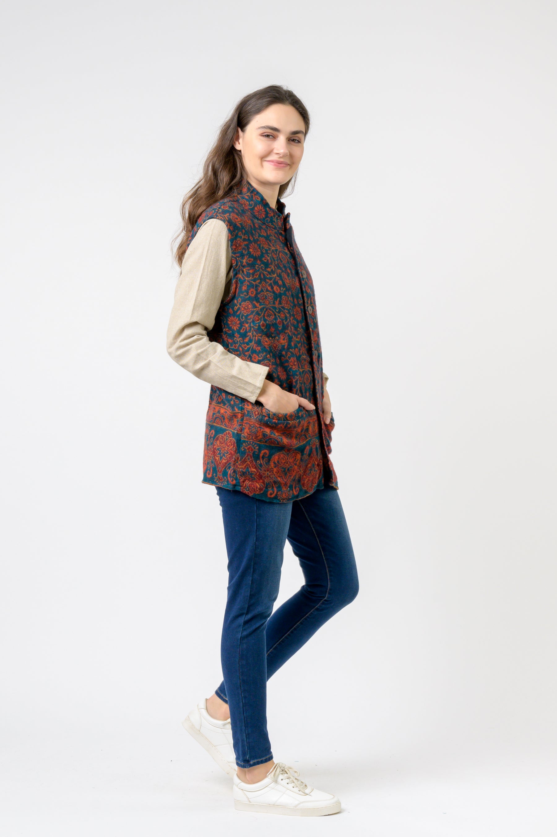 Nehru Collar Vest