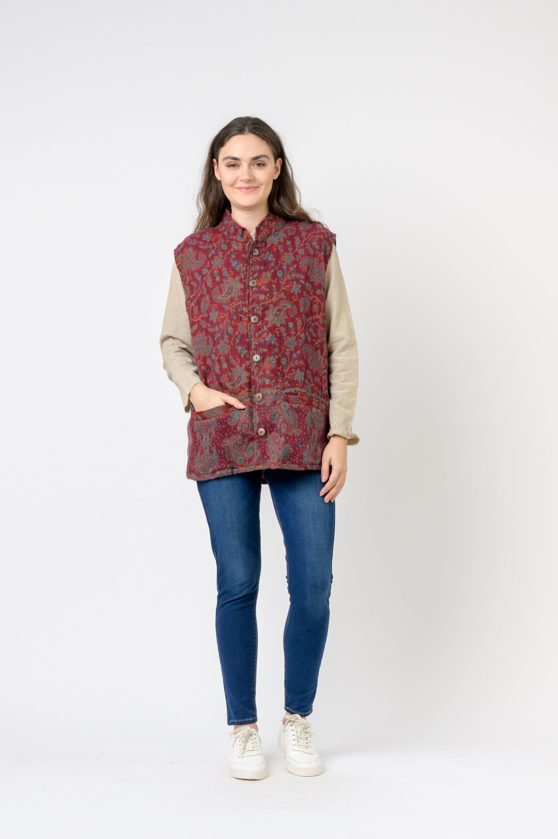 Nehru Collar Vest