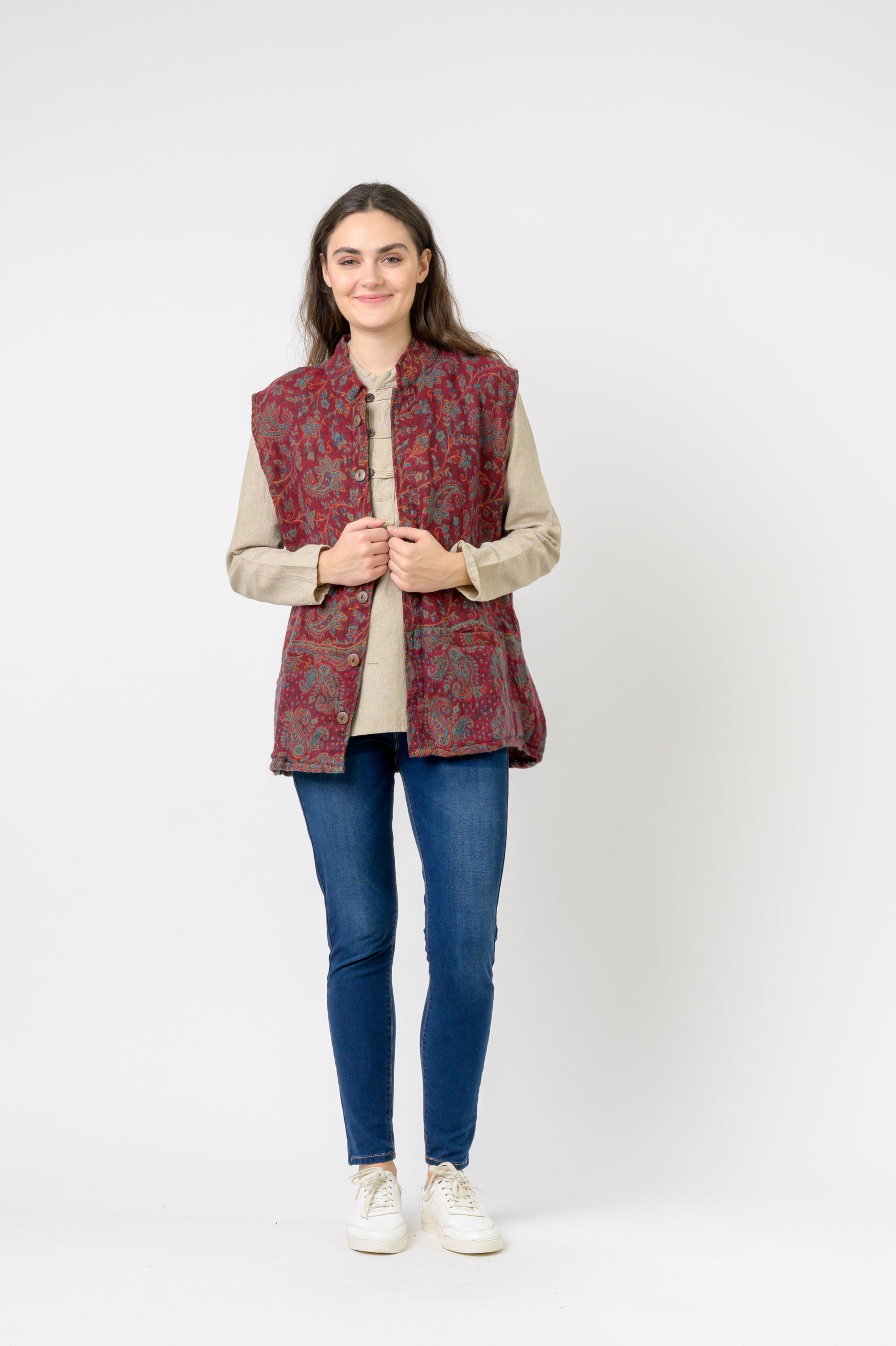 Nehru Collar Vest