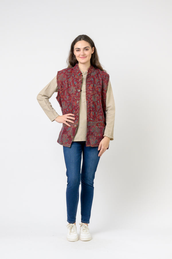 Nehru Collar Vest