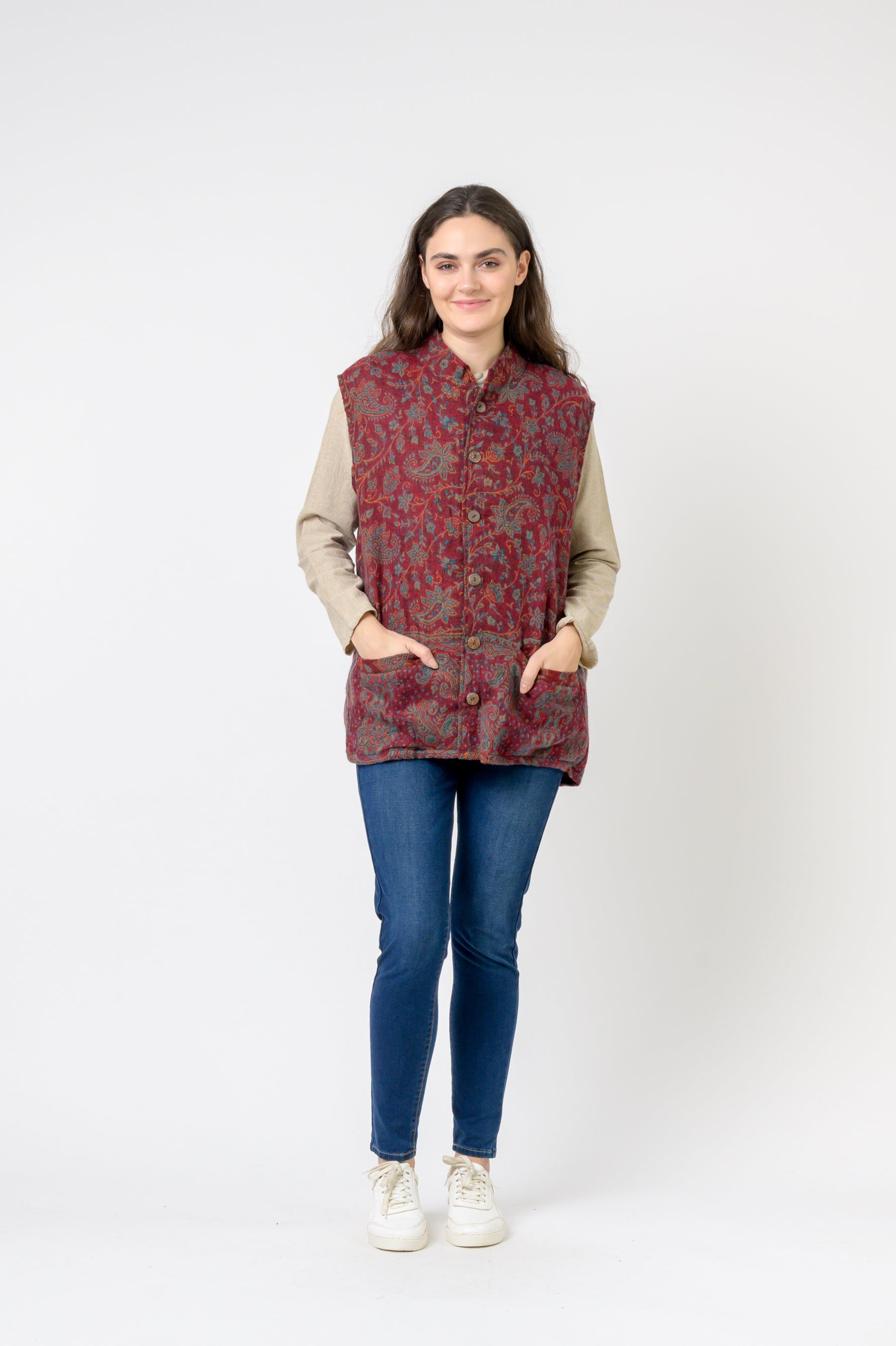 Nehru Collar Vest