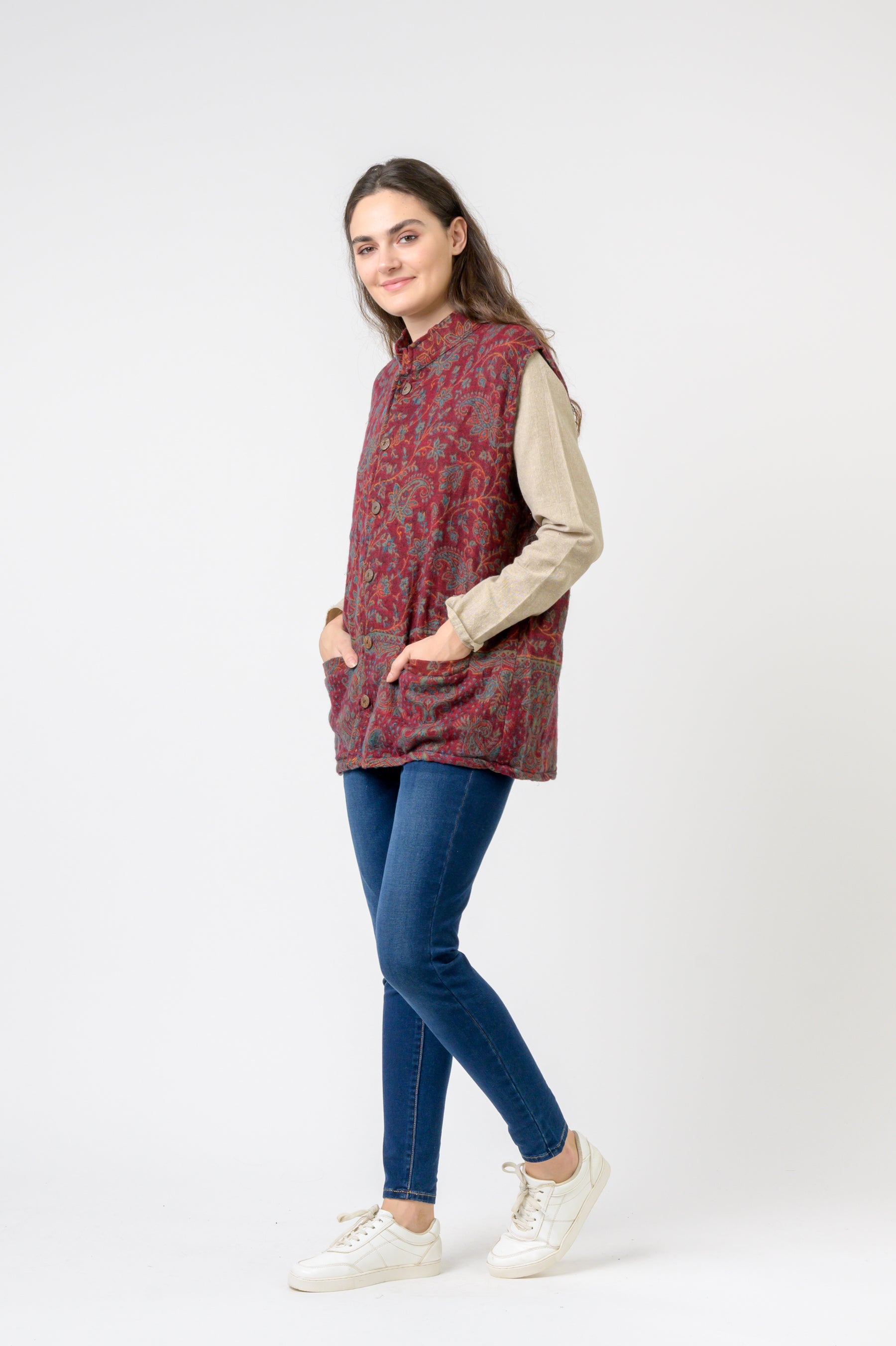 Nehru Collar Vest