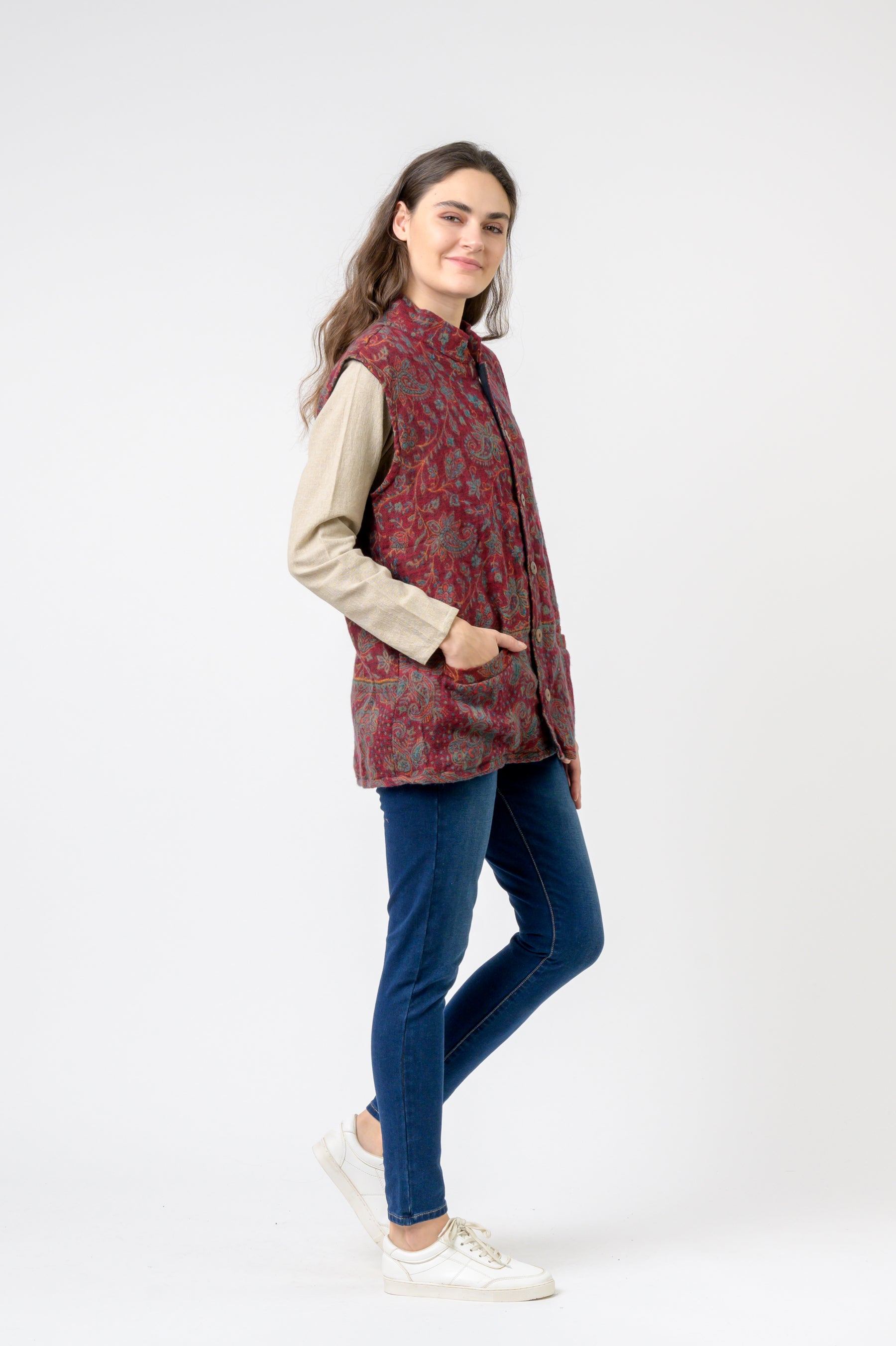 Nehru Collar Vest