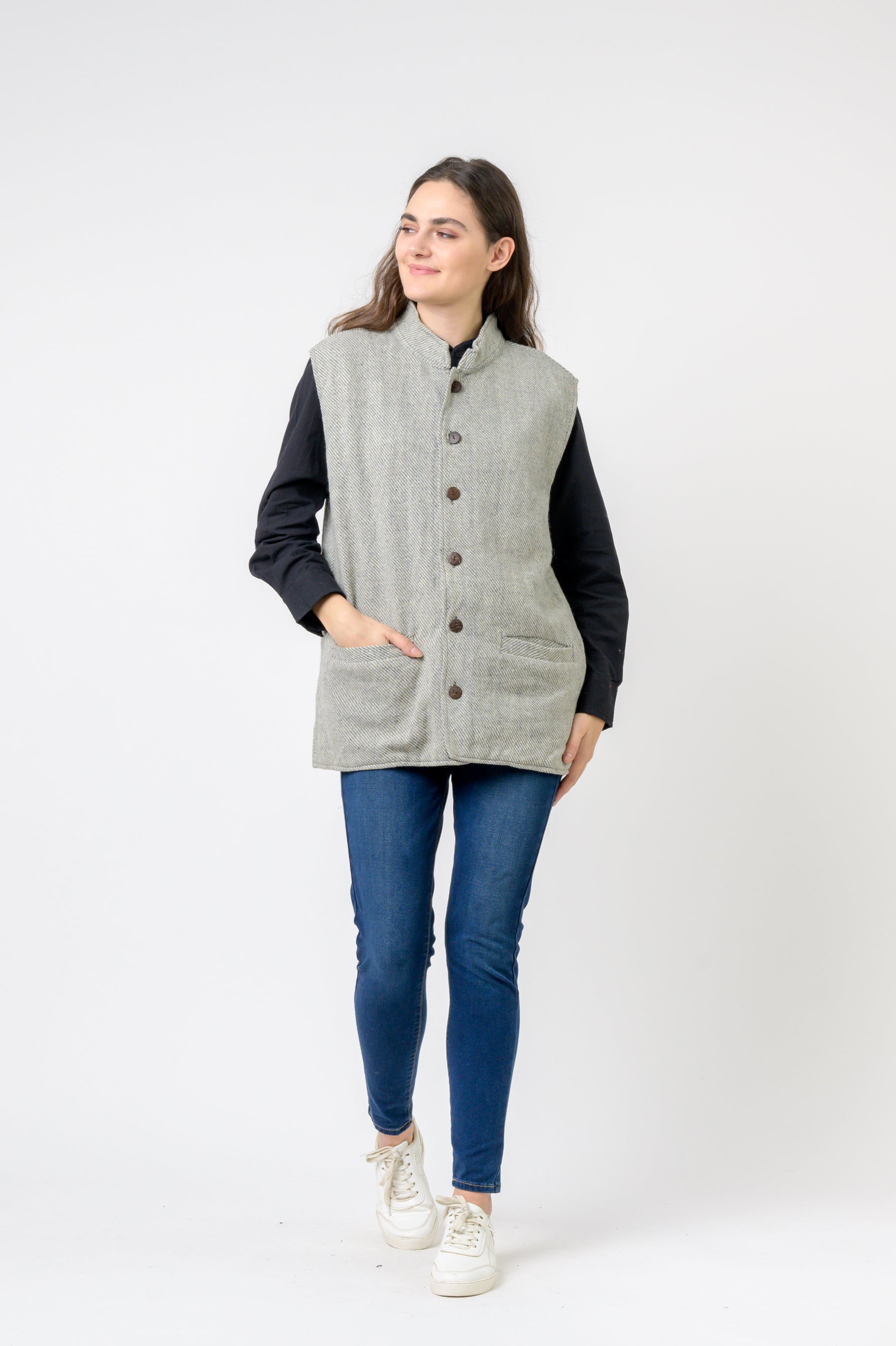 Nehru Collar Vest