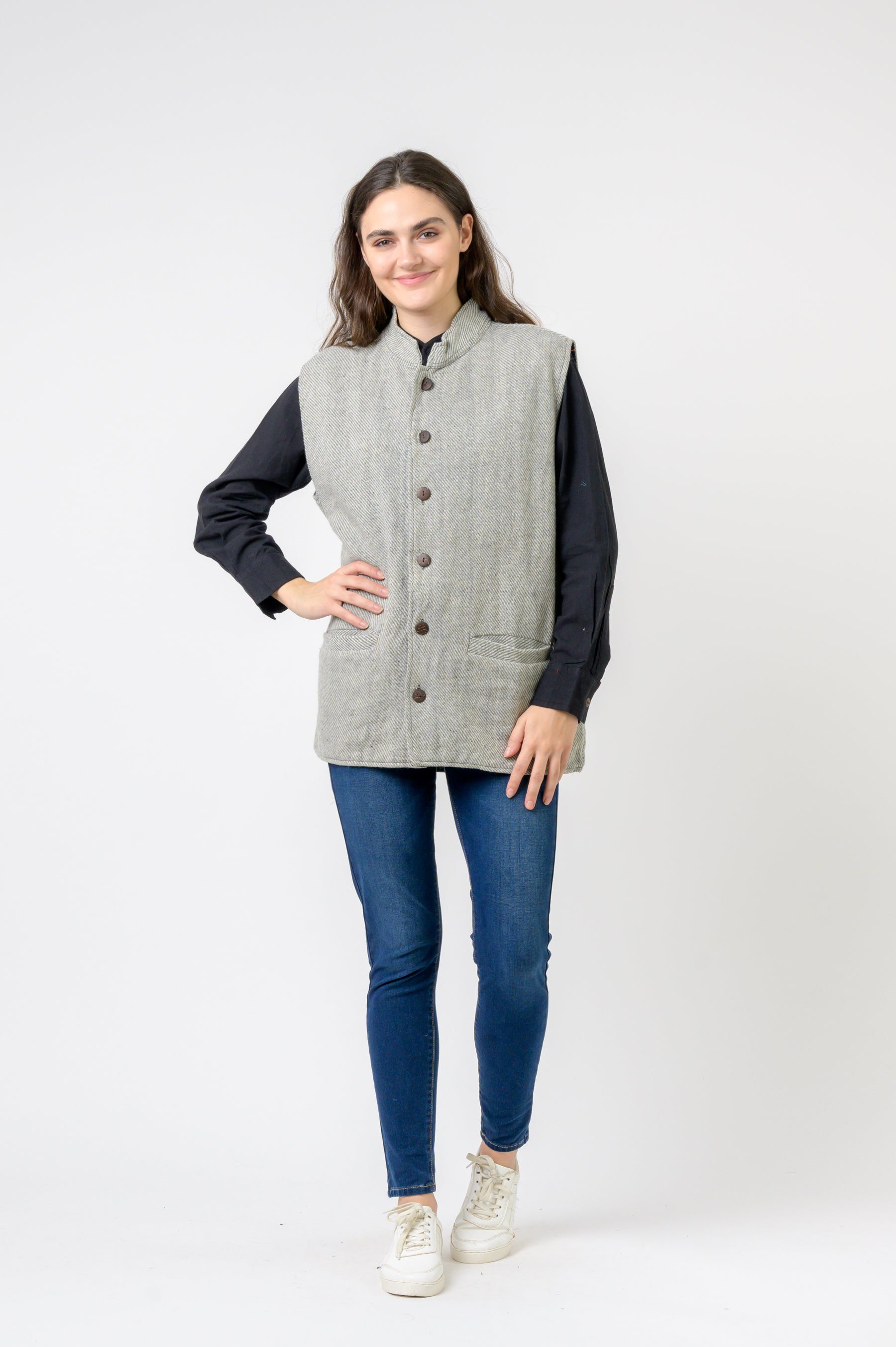 Nehru Collar Vest