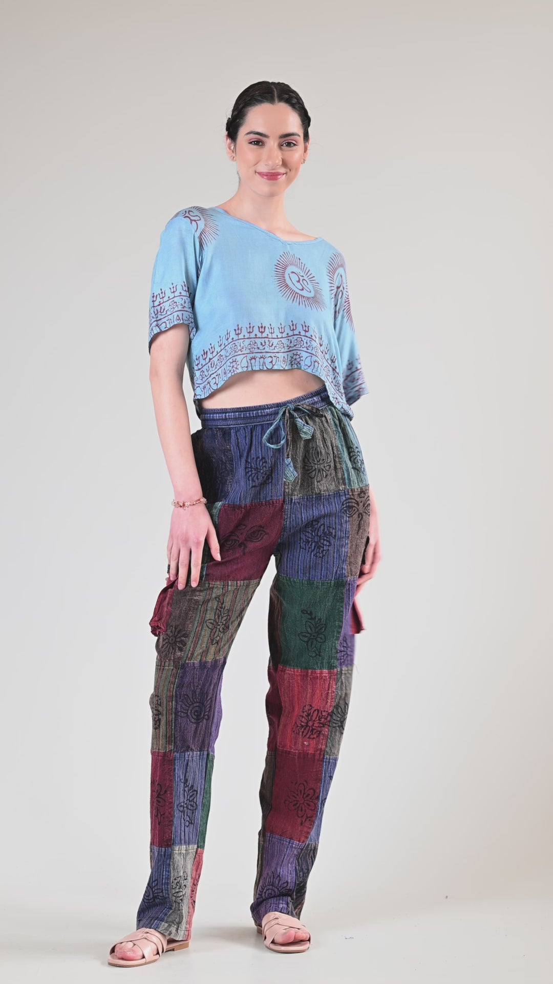 Rhea Om Crop Top